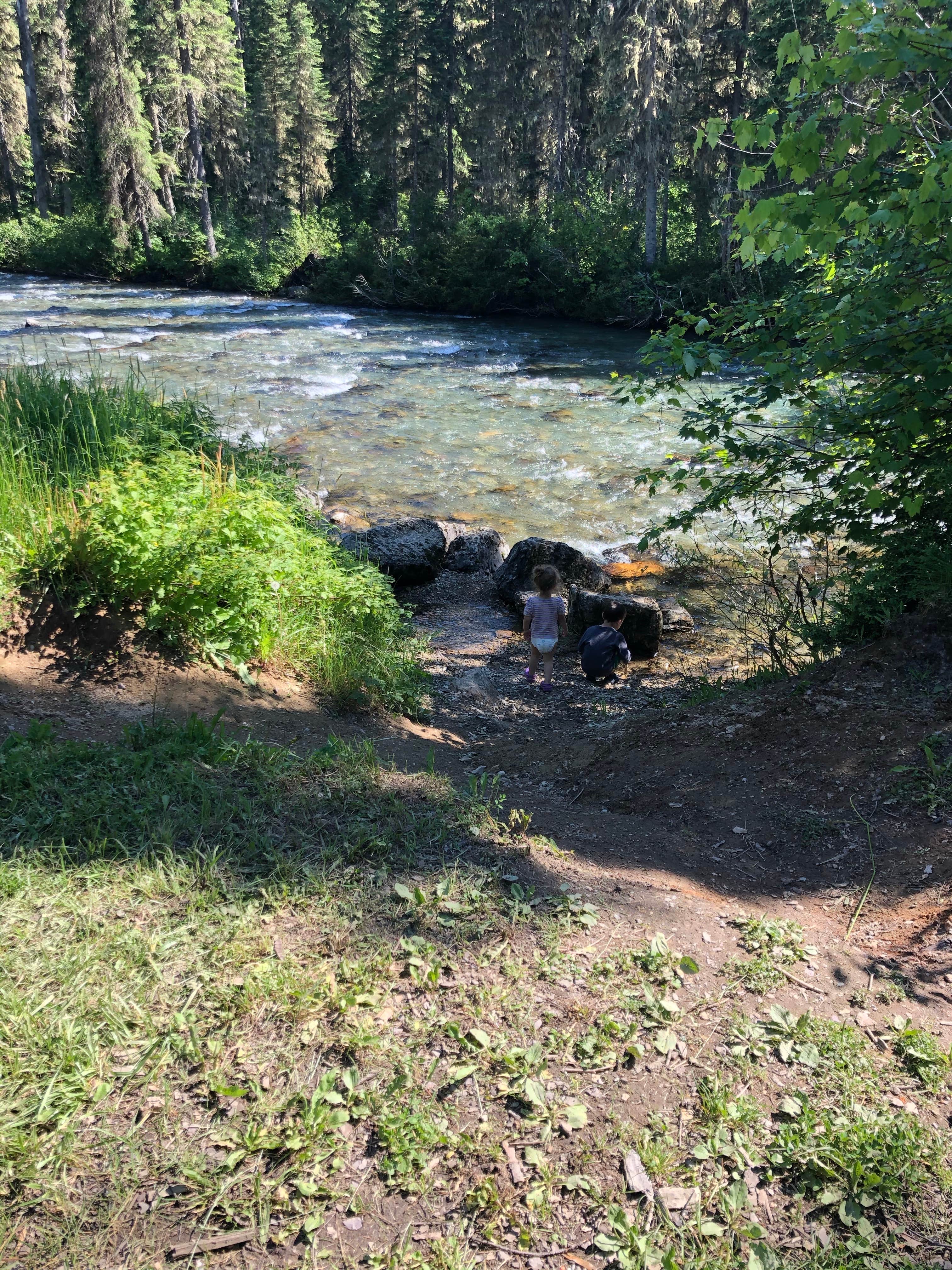 Camping near Canyon Creek Boat Ramp Campground: Graves Bay, Flathead National Forest, Montana