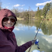 fishing the pond