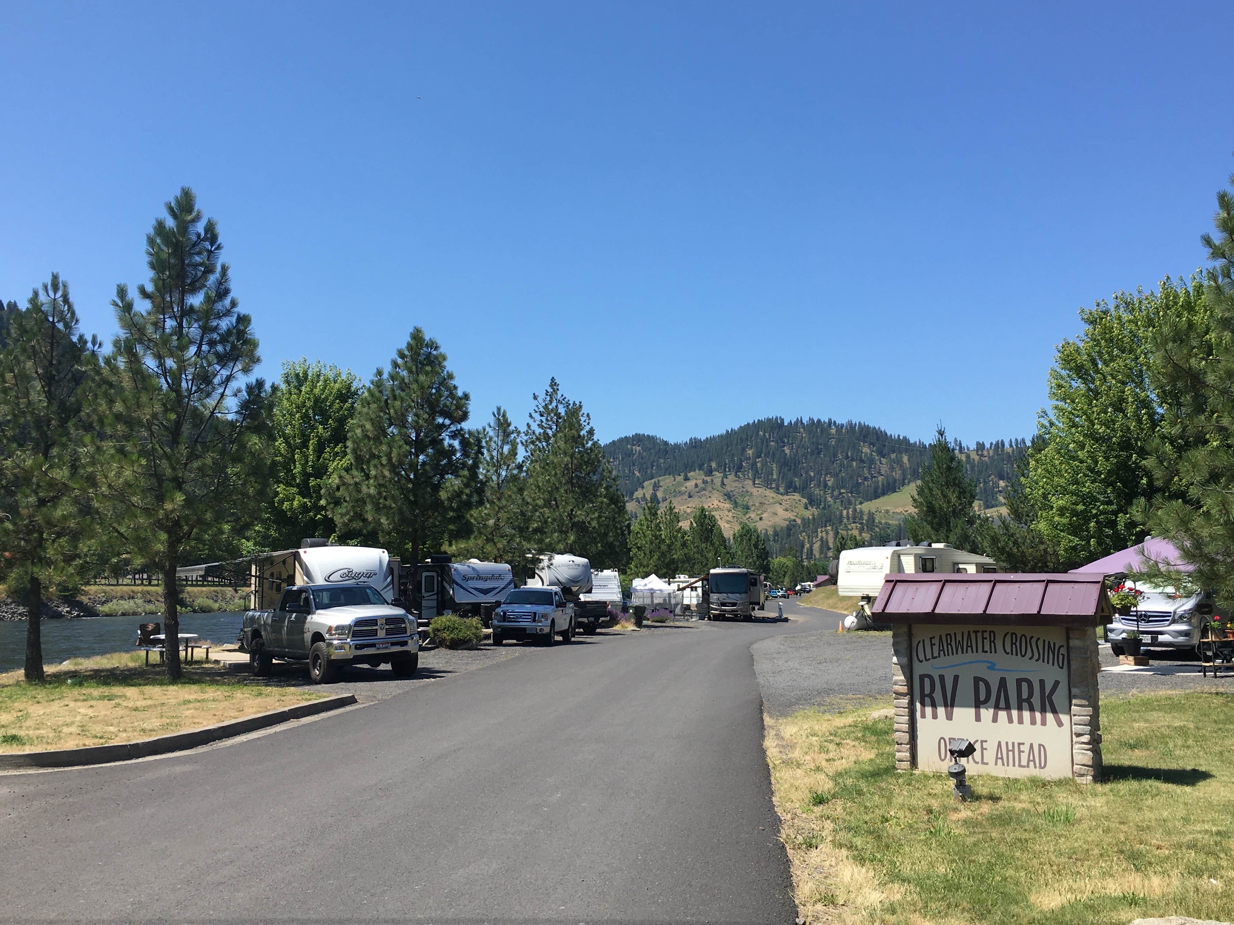 Rachel A.'s photo of rv camping at Clearwater Crossing RV Park near Grangeville, ID