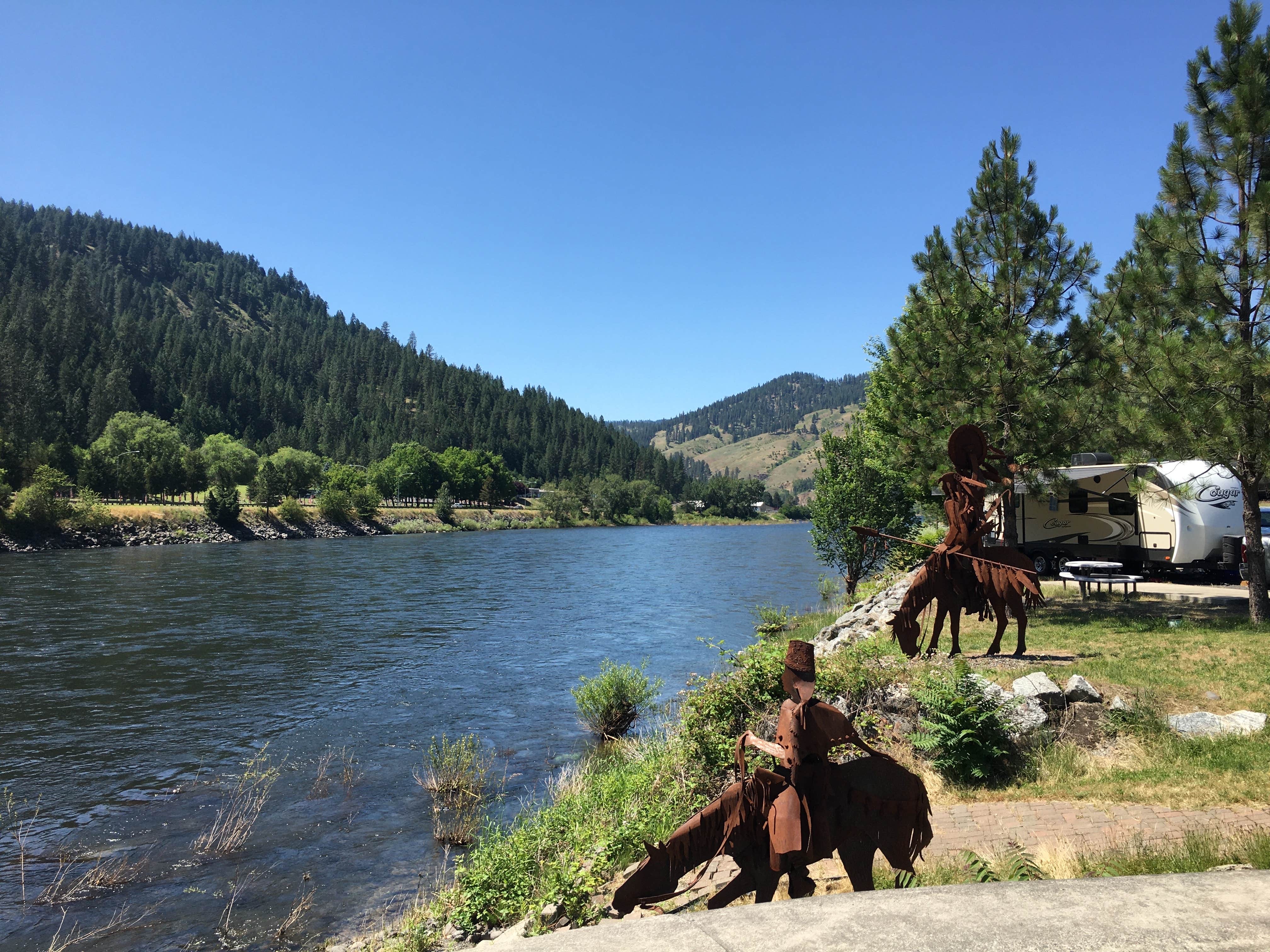 Camper-submitted photo at Clearwater Crossing RV Park near Grangeville, ID