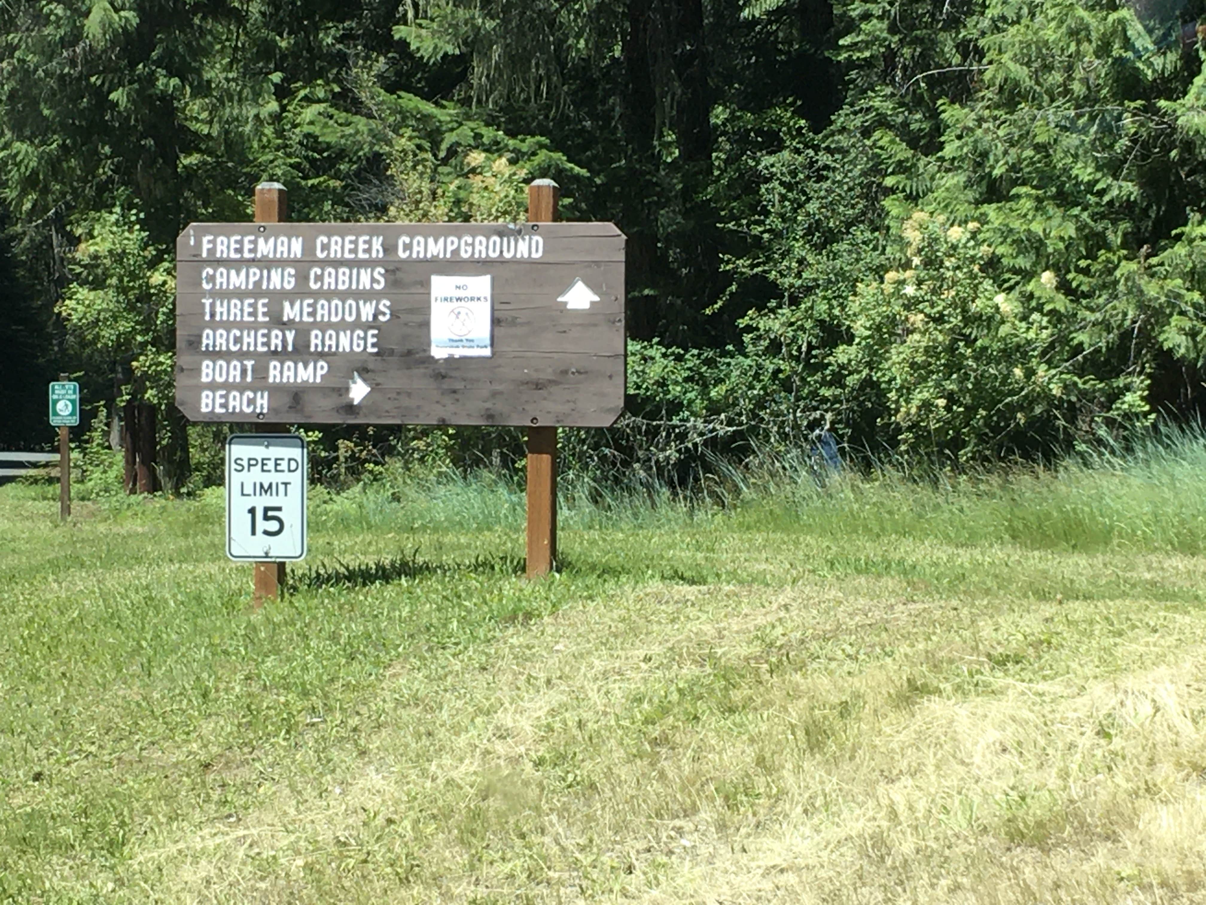 Camper-submitted photo at Freeman Creek Campground — Dworshak State Park near Ahsahka, ID