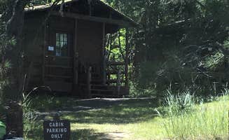 Rachel A.'s photo of glamping accommodations at Freeman Creek Campground — Dworshak State Park near Winchester, ID