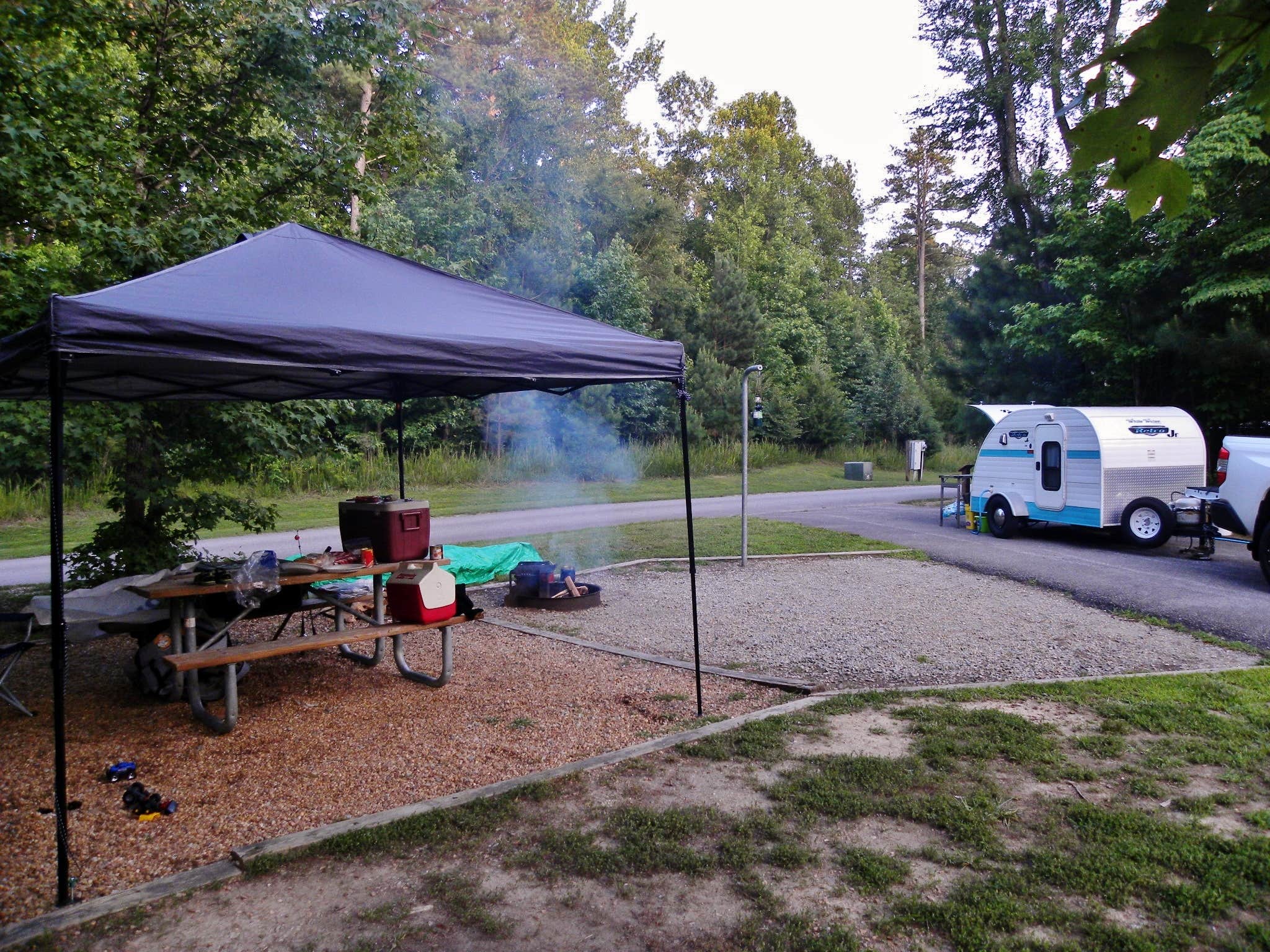Myron C.'s photo of rv camping at Pocahontas State Park Campground near Dinwiddie, VA