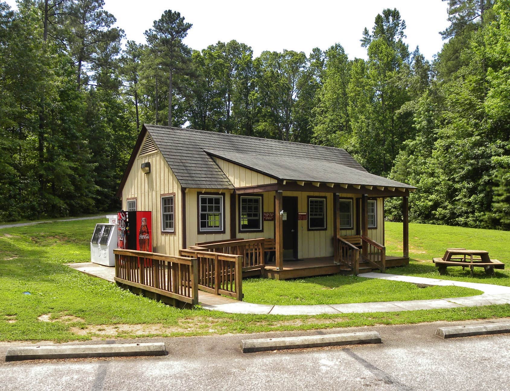 Myron C.'s photo of glamping accommodations at Pocahontas State Park Campground near Amelia Court House, VA