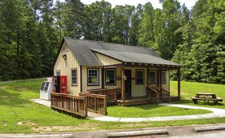 Myron C.'s photo of glamping accommodations at Pocahontas State Park Campground near Hanover, VA