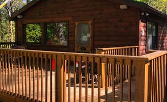 Lori H.'s photo of a cabin at Spacious Skies Bear Den near Valdese, NC
