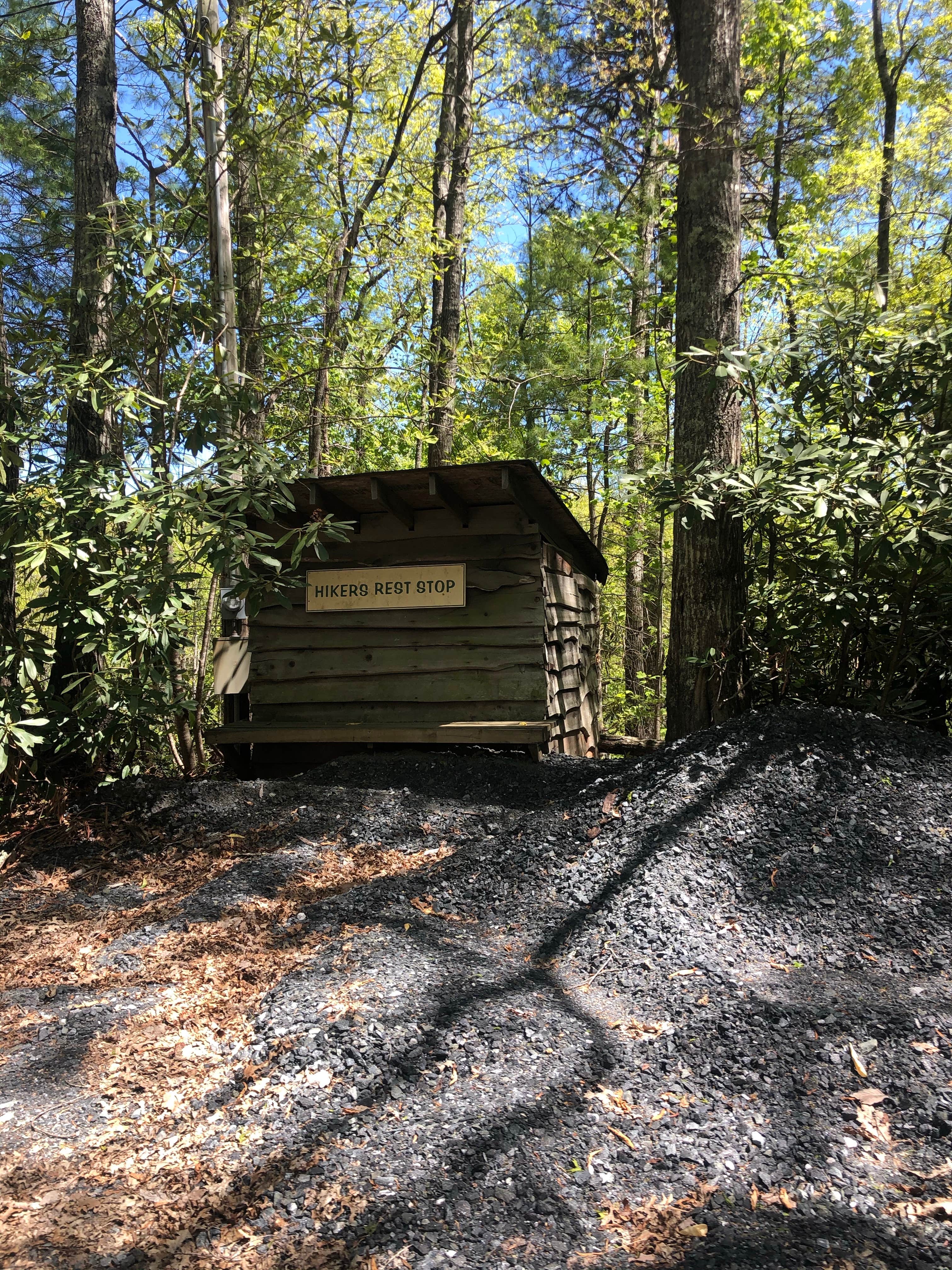 Lori H.'s photo of glamping accommodations at Spacious Skies Bear Den near Zionville, NC