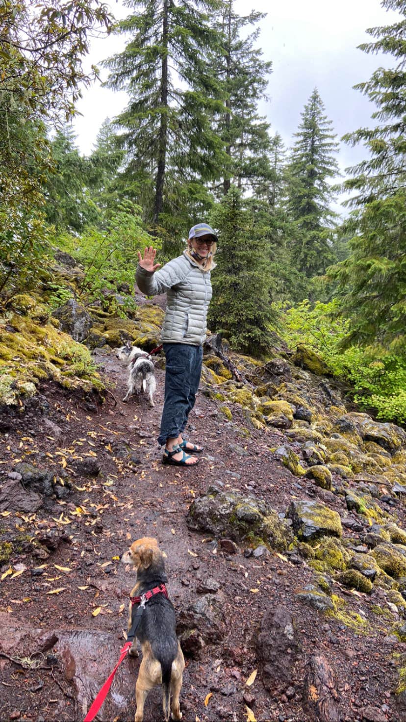 Vivi W.'s photo of camping with pets at The Camp near Bend, OR