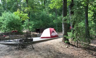 Katy S.'s photo of tent camping at Walnut Grove — James River State Park in Virginia