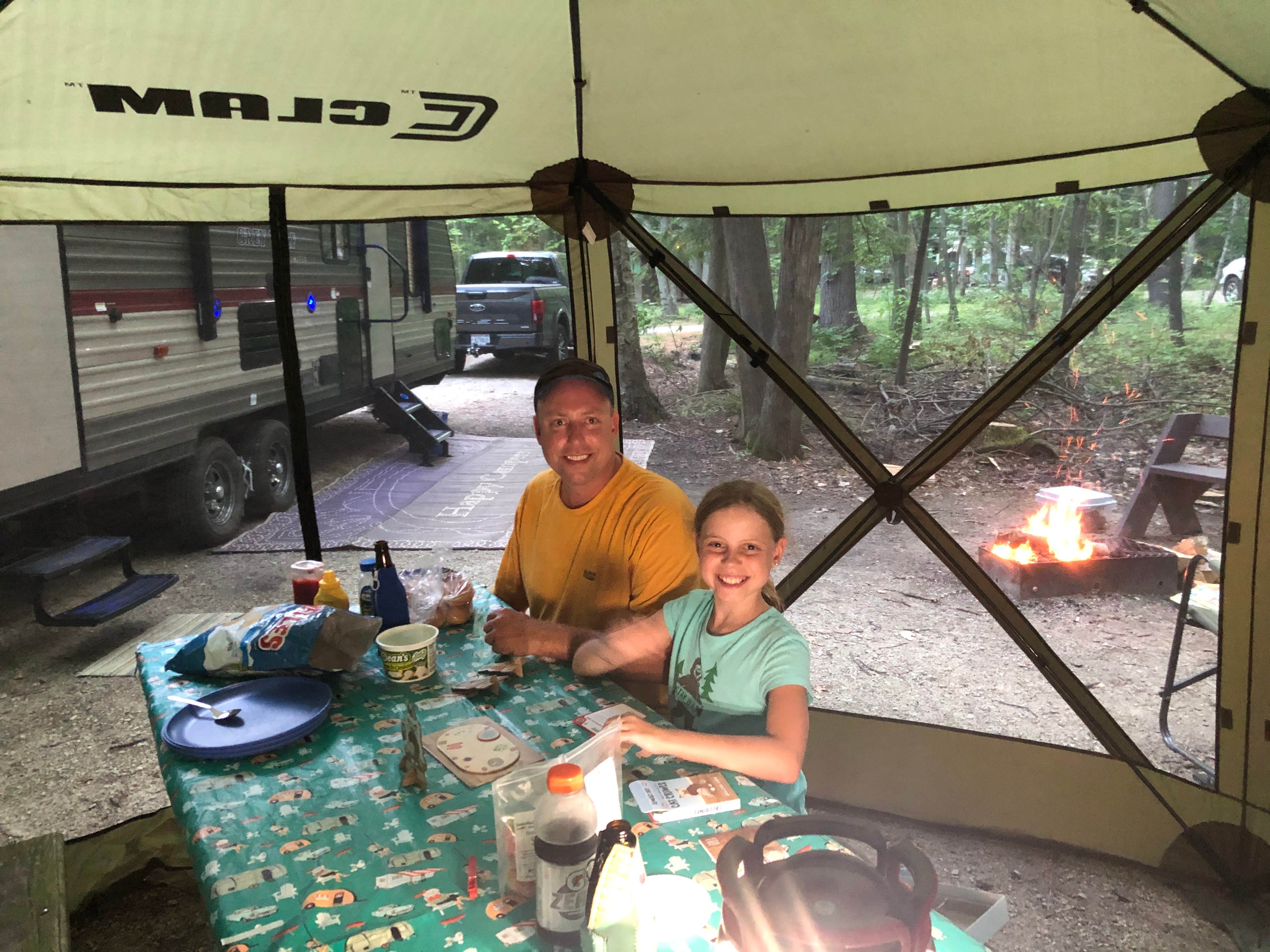 Camper-submitted photo at Daisy Field Campground — Potawatomi State Park near Sister Bay, WI