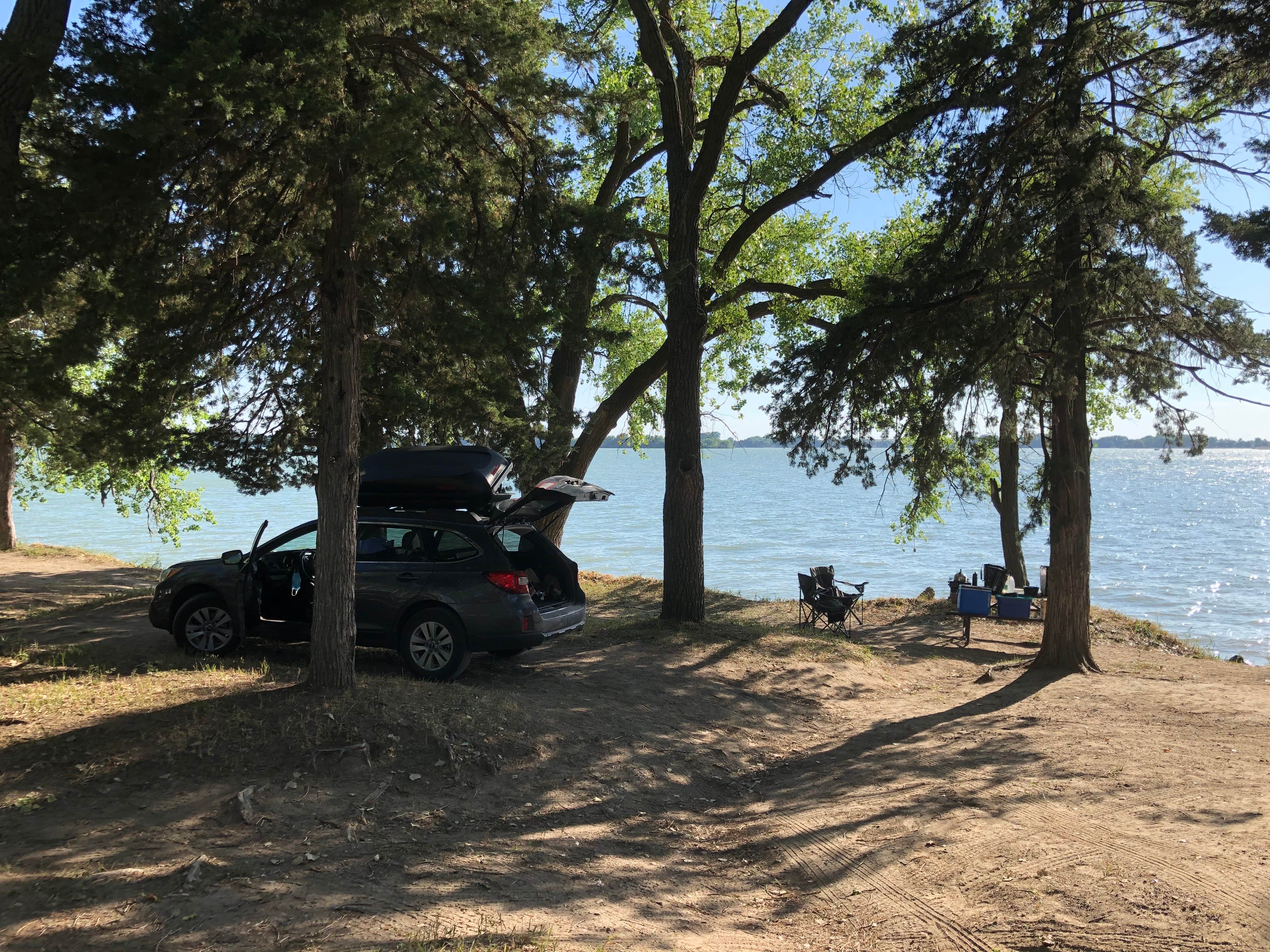 Thomas B.'s photo of camping with pets at Lake Maloney State Recreation Area in Nebraska