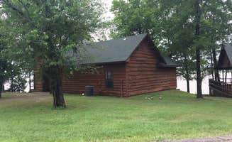 Richard's photo of a cabin at Hugo Lake Park in Oklahoma