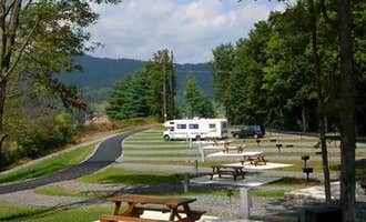 Camping near Gerald R. Freeman — Elk River Wildlife Management Area: Flatwoods KOA, Sutton Lake, West Virginia