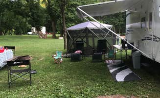 Amy K.'s photo of rv camping at memoirs park near Spencer, IA