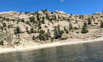 Camping near Green Mountain: Bishops Point Campground, Alcova, Wyoming