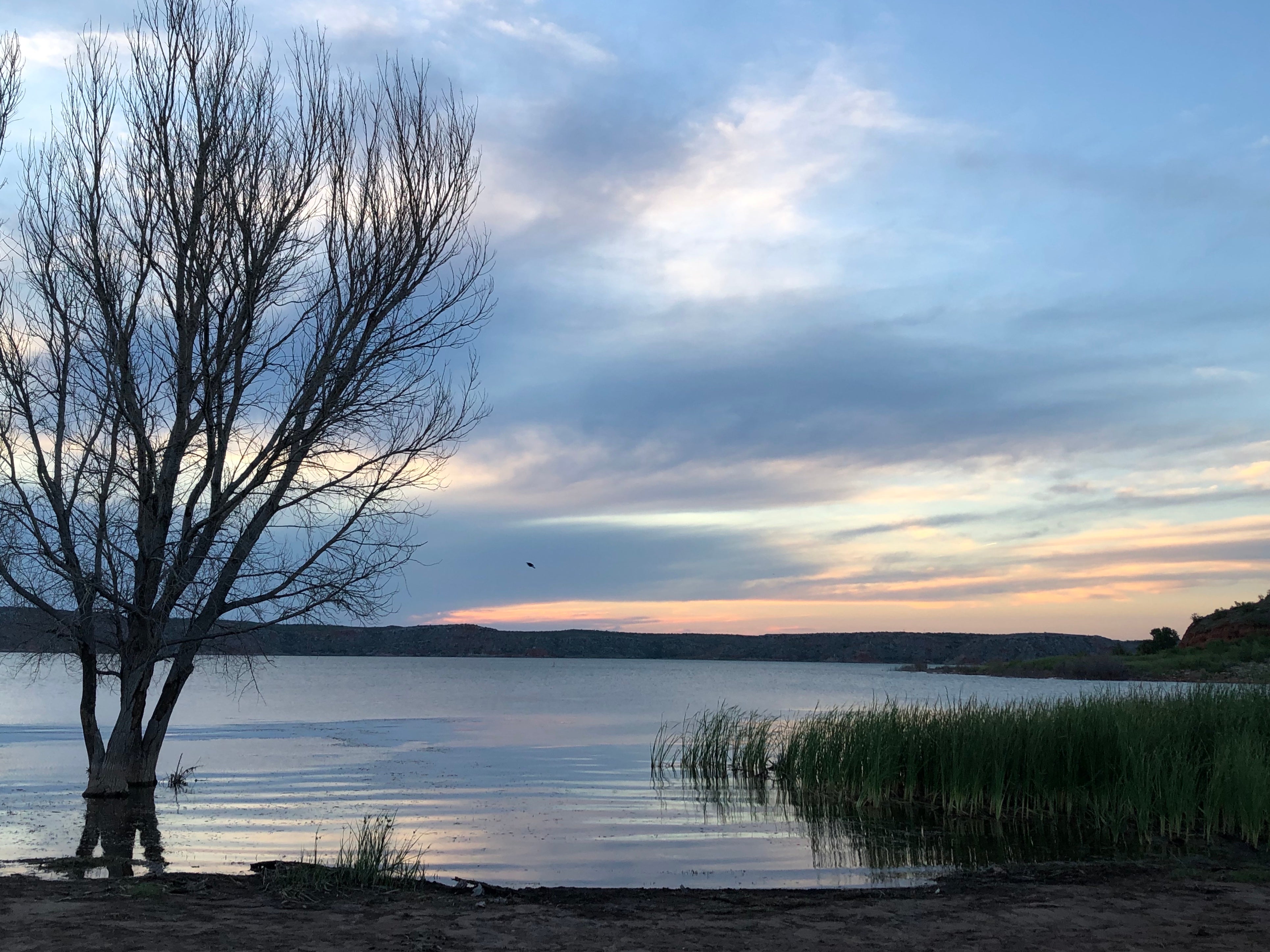 Sunset at Lake Meredith