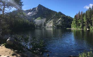 Spencer L.'s photo of a dispersed camping area at Lake Louie Dispersed Camping near Yellow Pine, ID