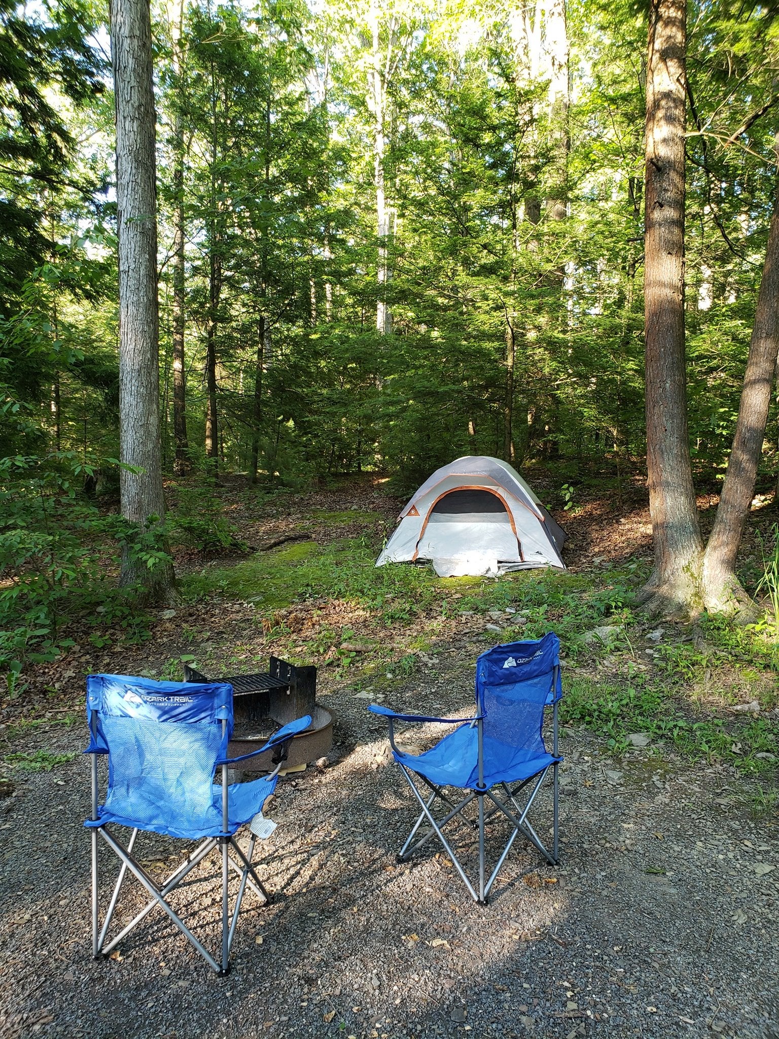 Our tent setup