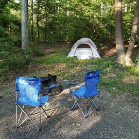 Our tent setup