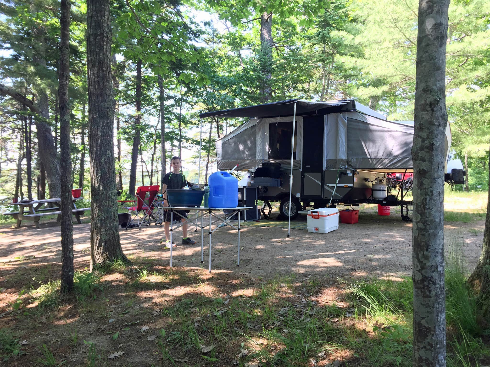 Michele S.'s photo at Wolfe's Neck Oceanfront Campground in Maine