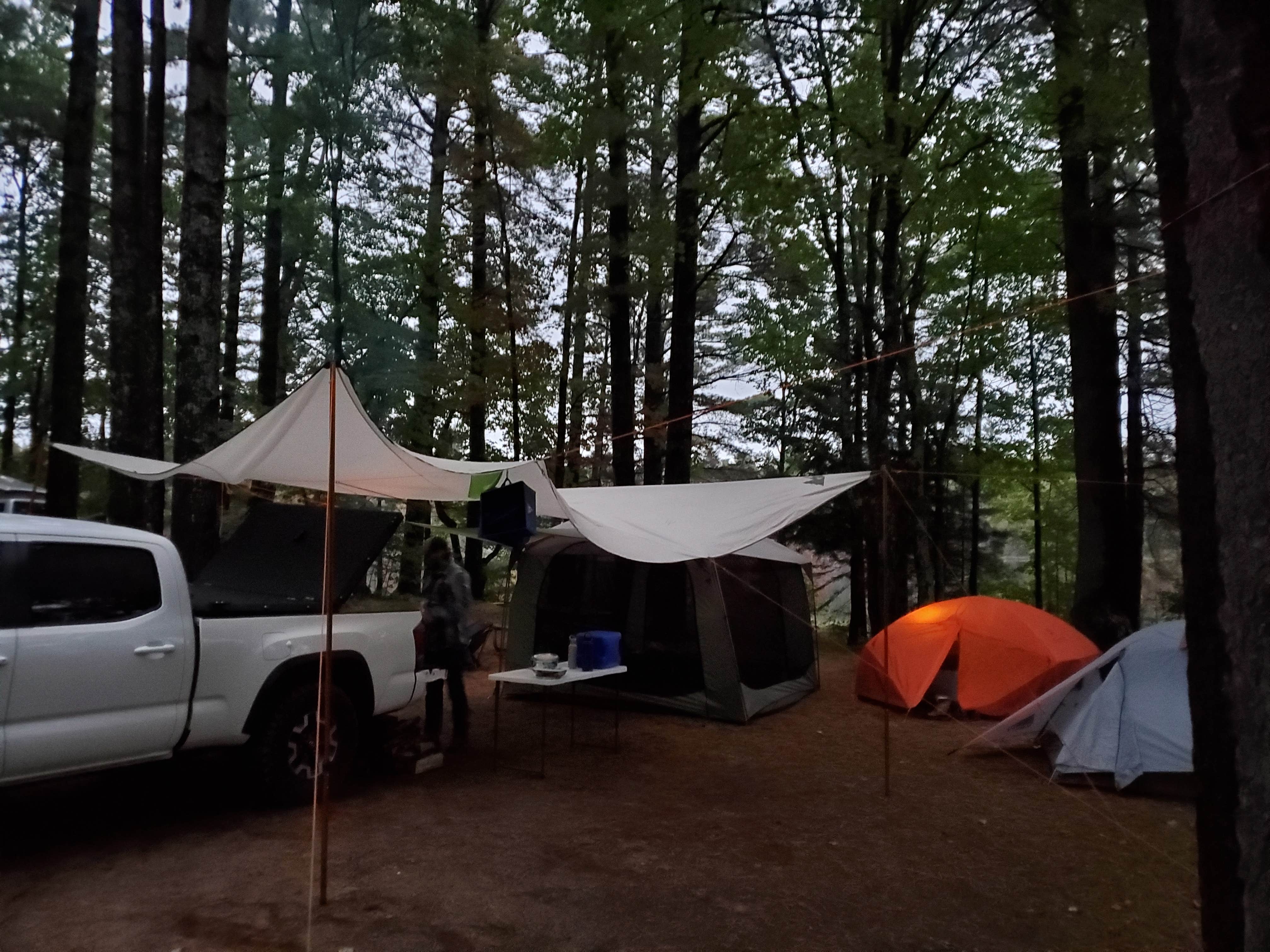 Camper-submitted photo at Kingston Lake State Forest near Pictured Rocks National Lakeshore