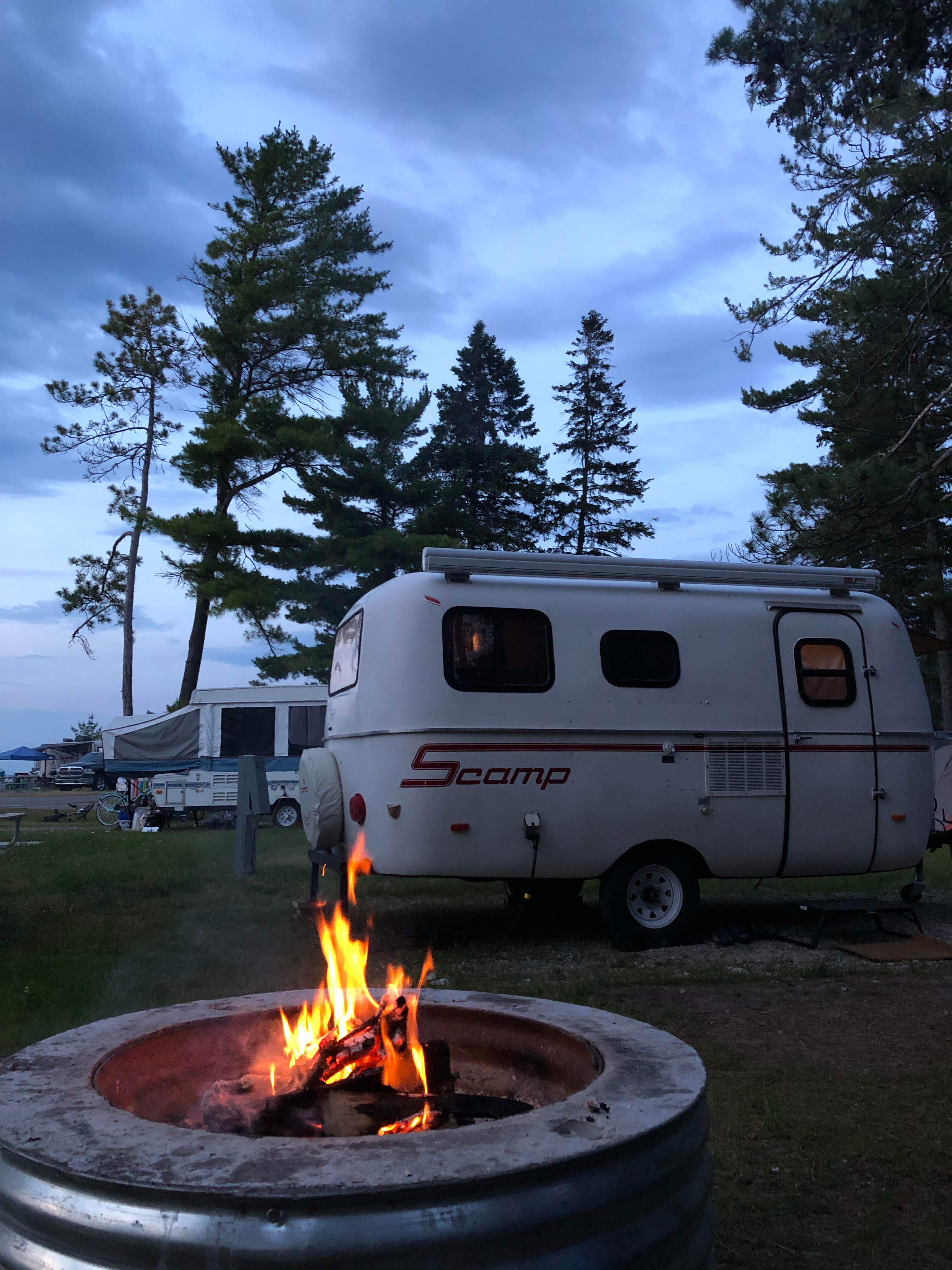 Richard E.'s photo of rv camping at Wilderness State Park Camping near Brutus, MI