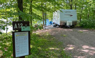 Nathan J.'s photo of rv camping at Audie Lake County Park near Glen Flora, WI