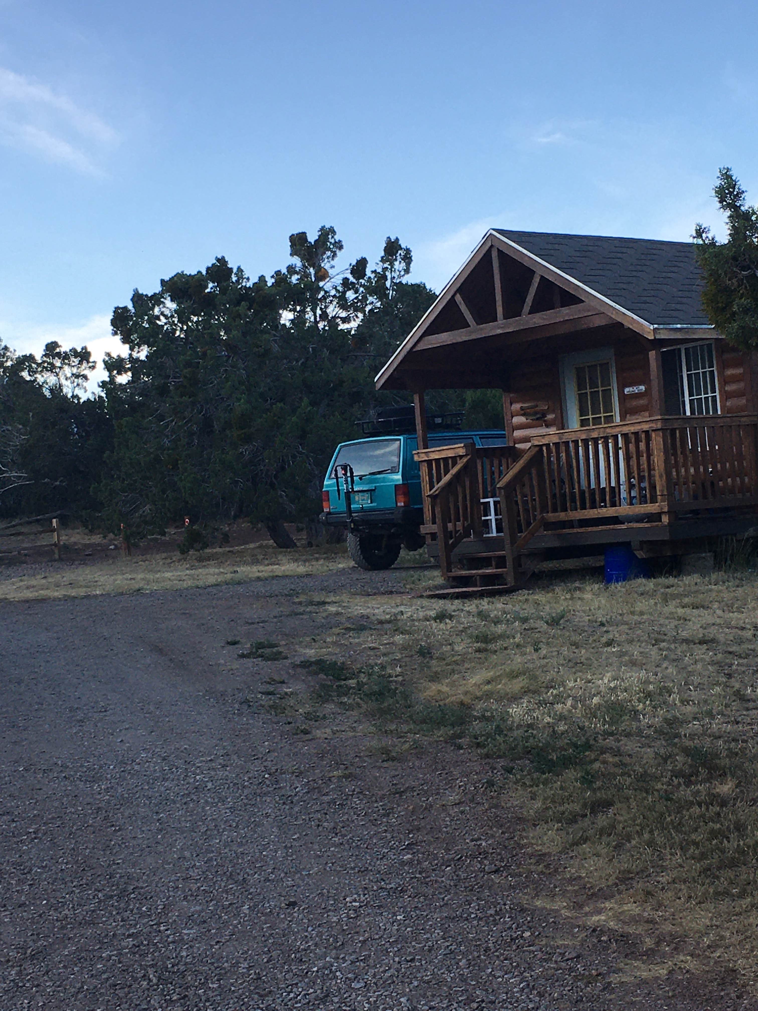 Karen  B.'s photo of glamping accommodations at Turquoise Trail Campground near Algodones, NM