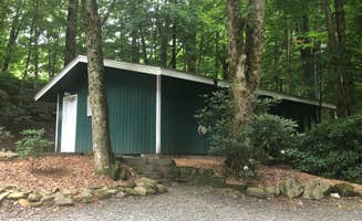 Kirsten J.'s photo of a cabin at Grandfather Campground near Valdese, NC