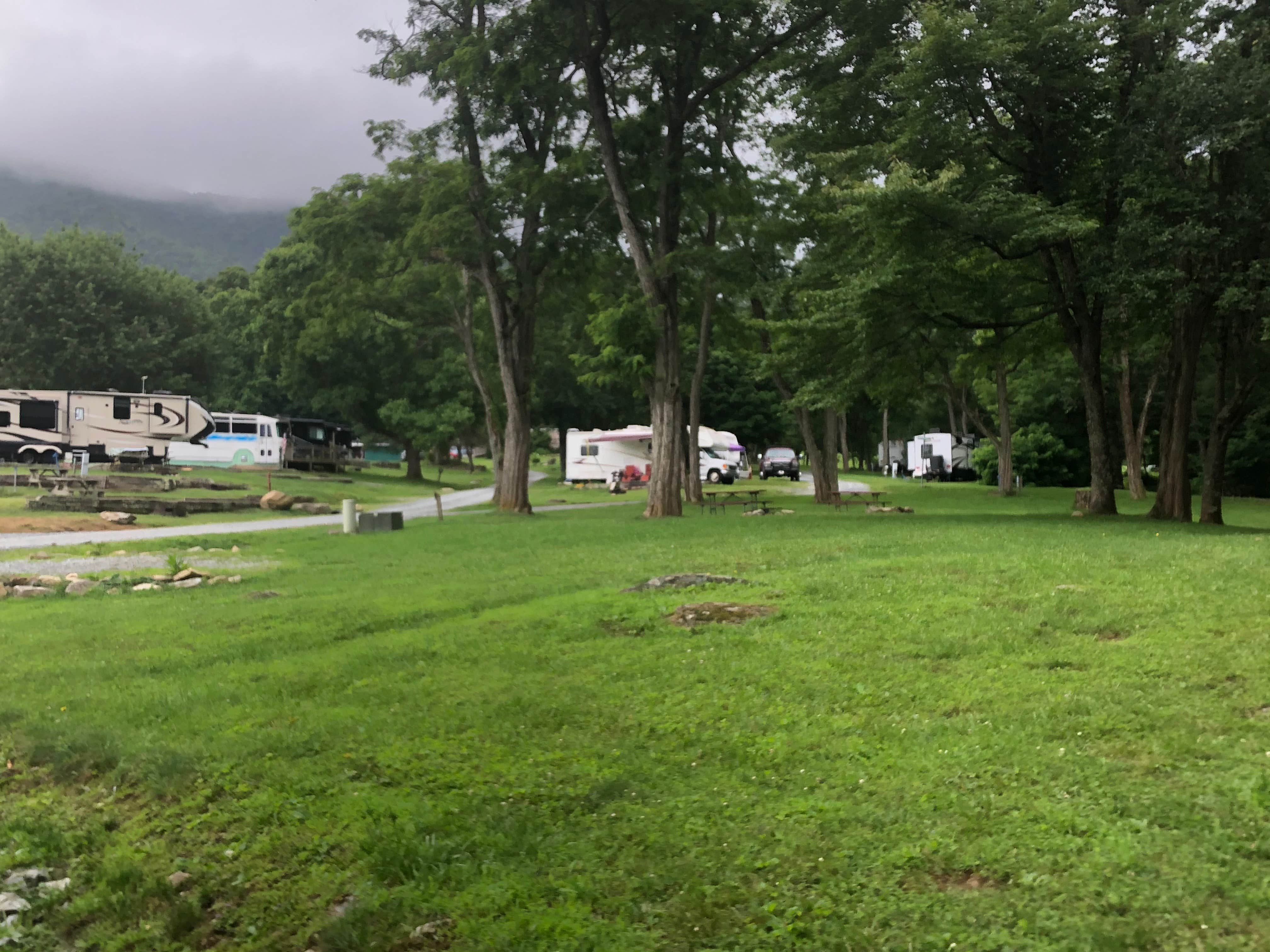 Kirsten J.'s photo of rv camping at Grandfather Campground near Zionville, NC
