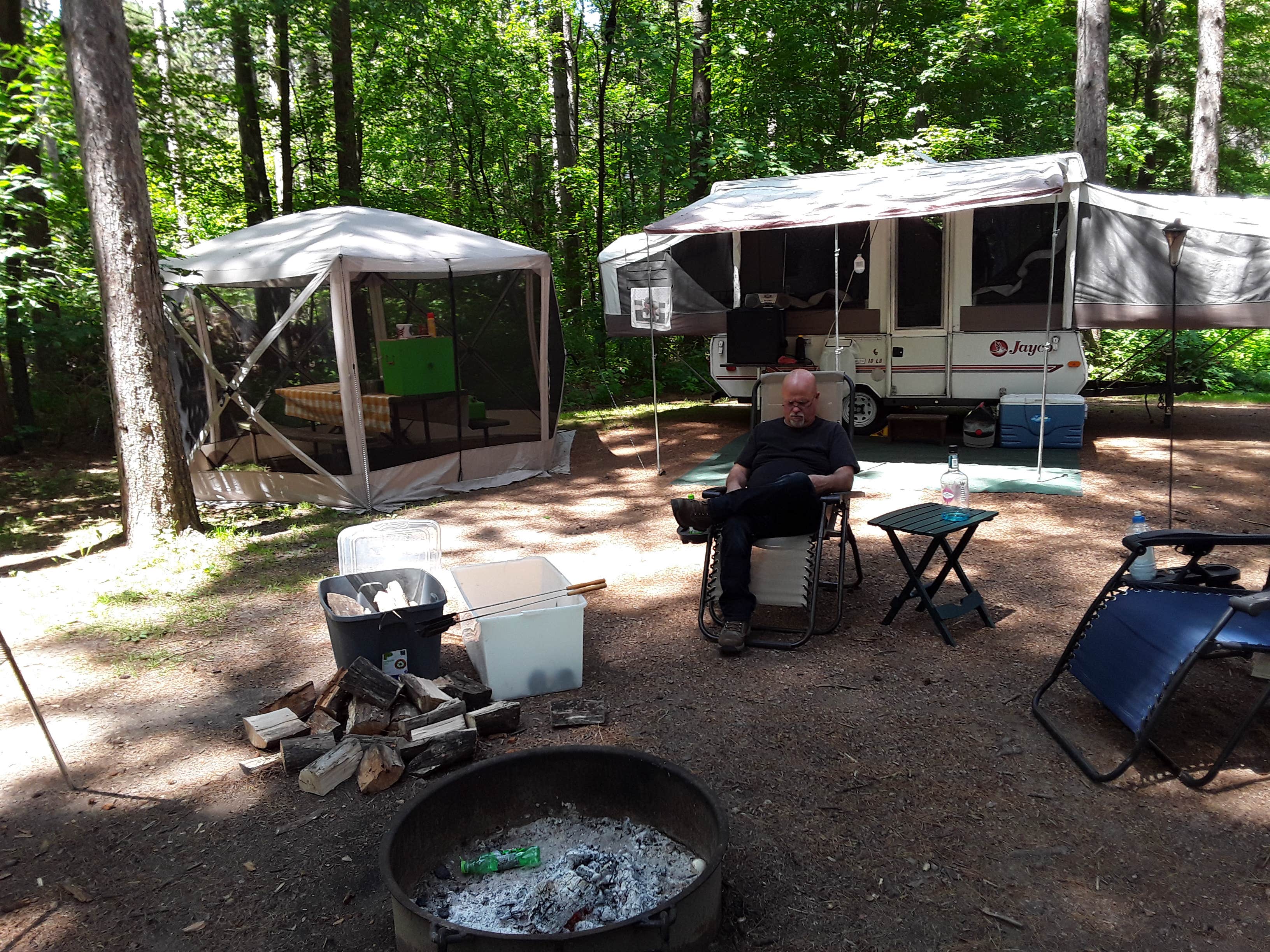 Donna W.'s photo of rv camping at Lake Emily Park near Iola, WI