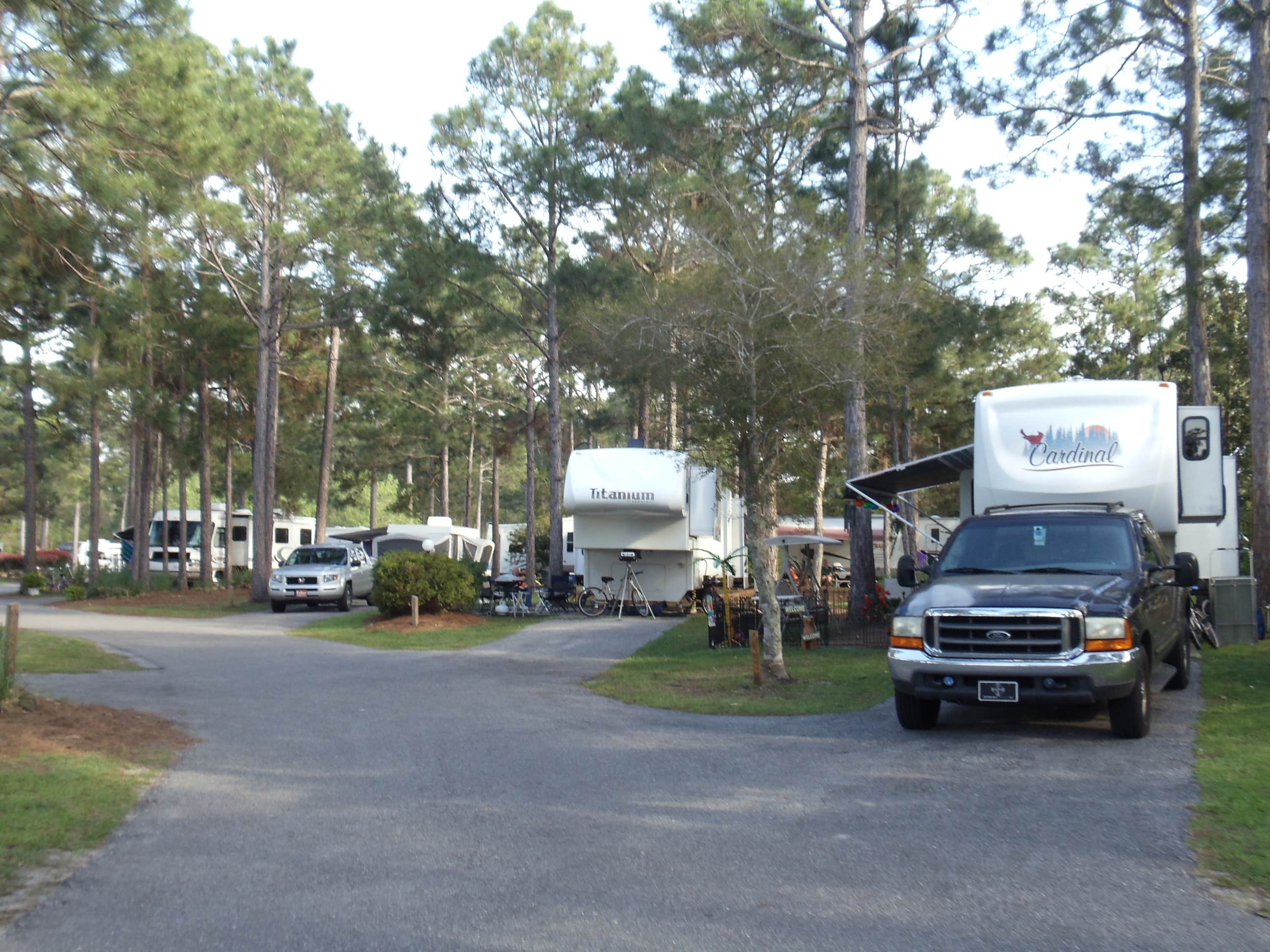 Nancy W.'s photo of rv camping at Topsail Hill Preserve State Park Campground near Holt, FL