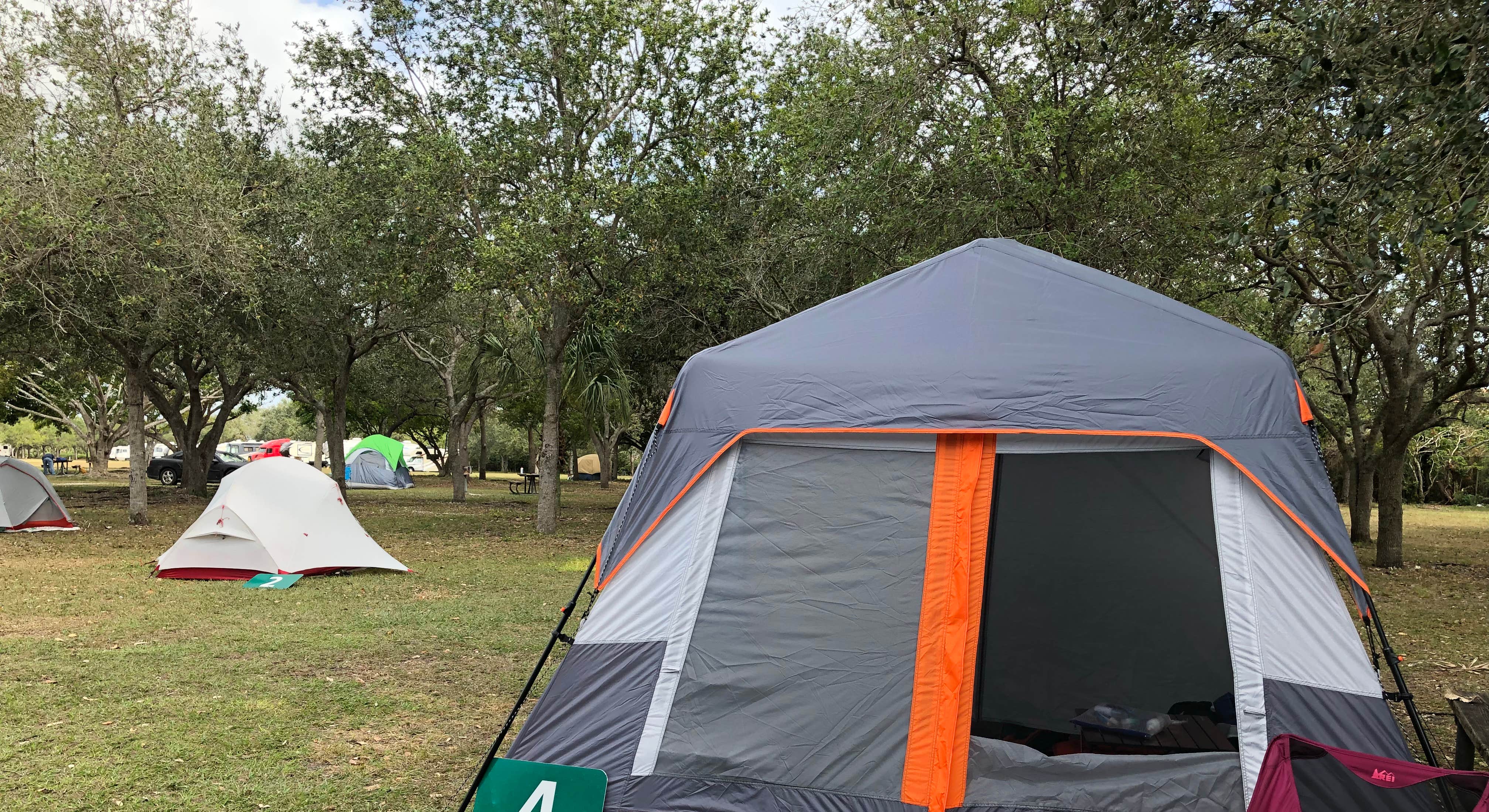 Tent Campers Camping Near Larry and Penny Thompson Park in Biscayne NP