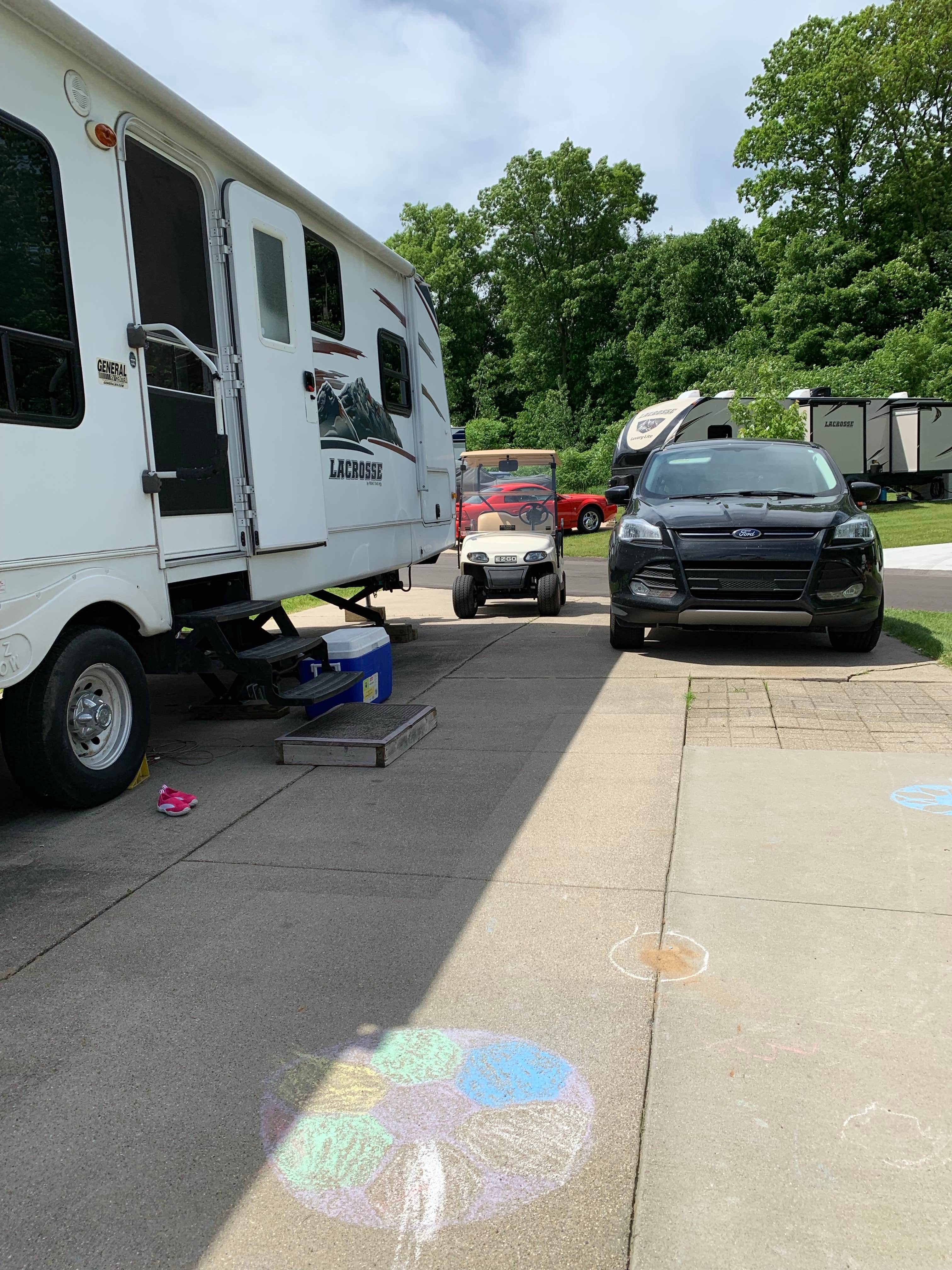 Melissa M.'s photo of rv camping at Hidden Ridge RV Resort, A Sun RV Resort near Kent City, MI