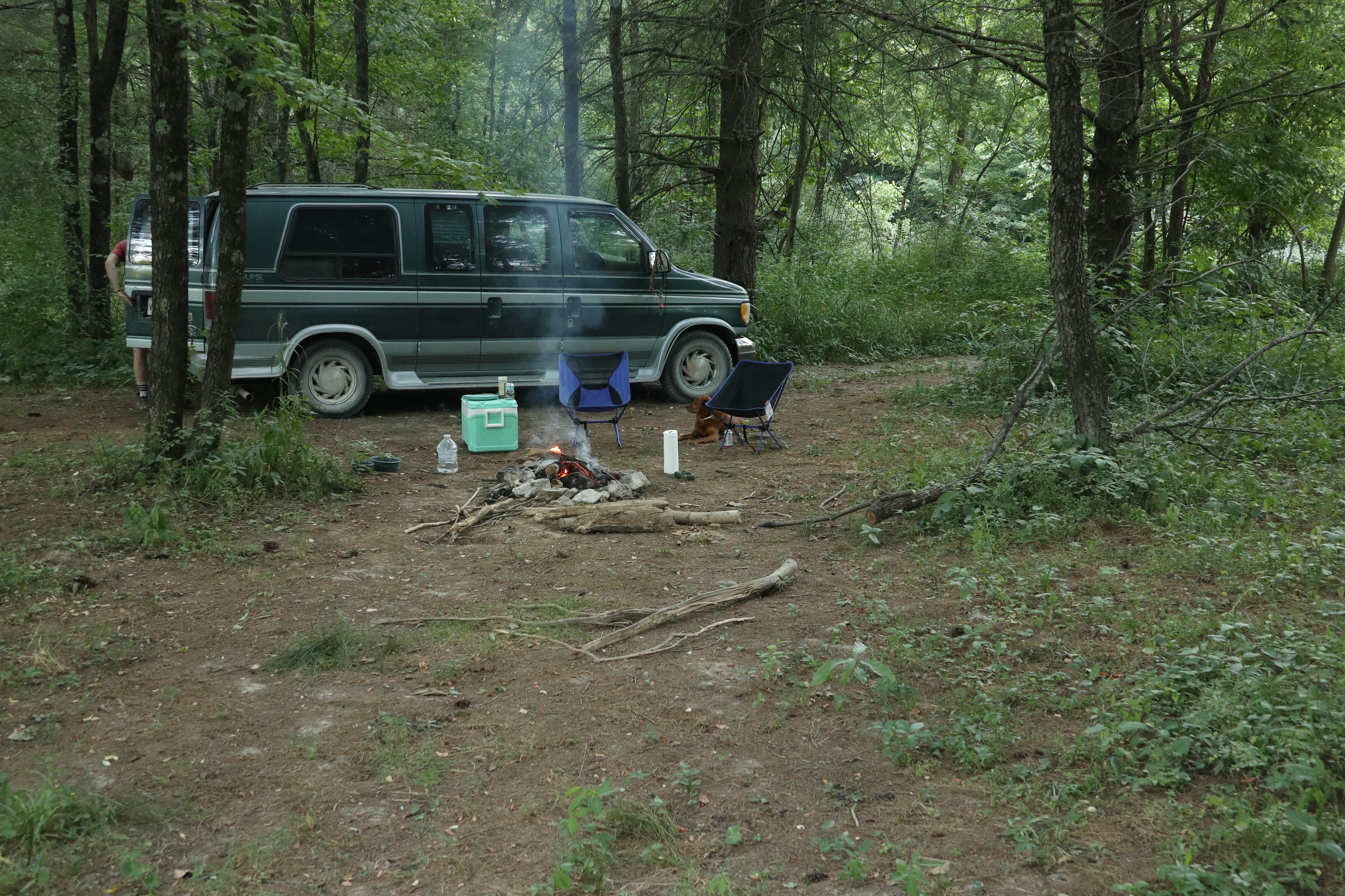 Camper-submitted photo at Mitchell Creek Road Dispersed near Sulphur, IN