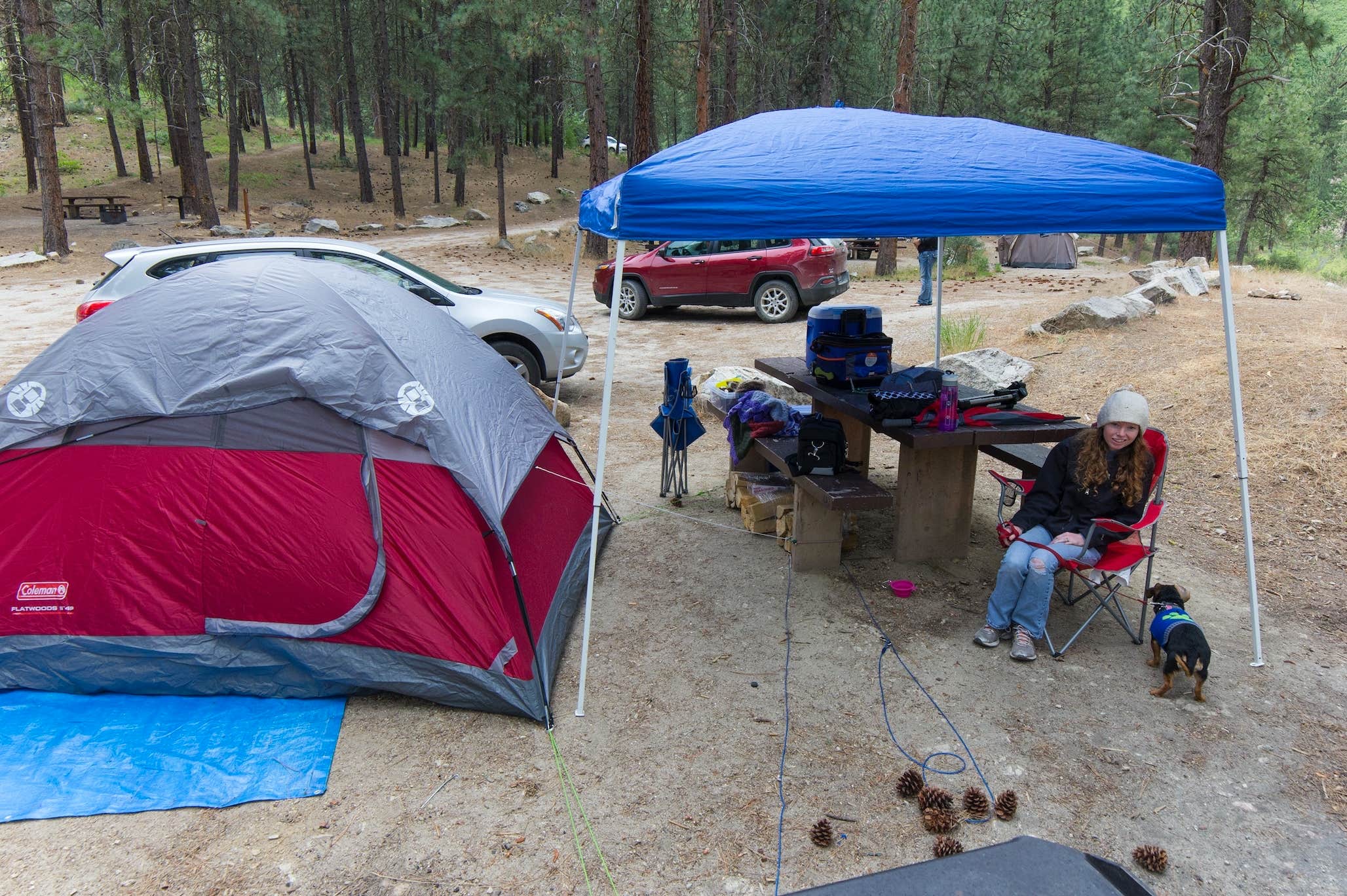 Aaron  B.'s photo of camping with pets at Boise National Forest Willow Creek Campground (Mountain Home) near Boise, ID