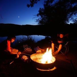 Great site for sunsets and campfires.