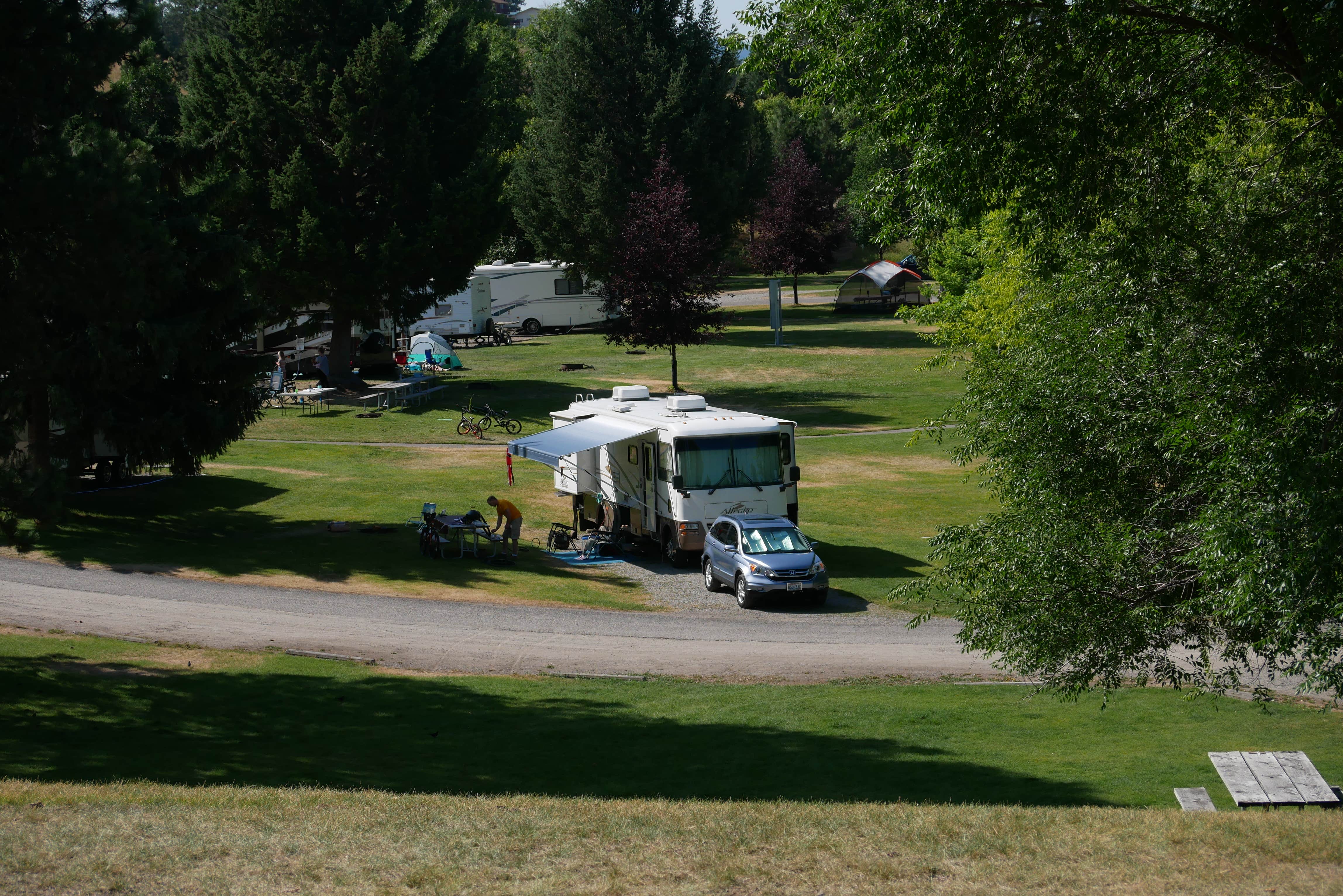 Nathan H.'s photo of rv camping at Curlew Lake State Park Campground near Republic, WA