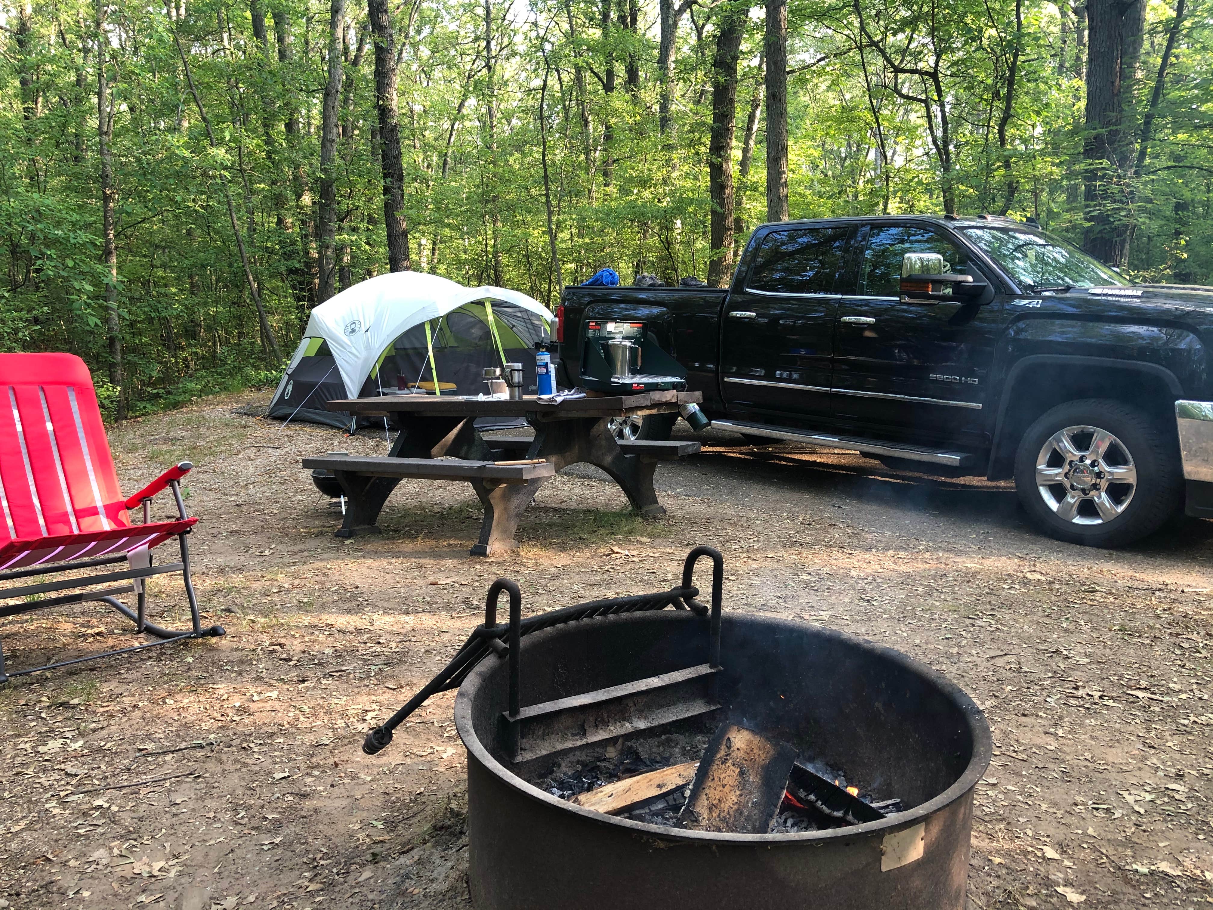 Patrick K.'s photo at Sand Lake Campground — Manistee National Forest near South Branch, MI
