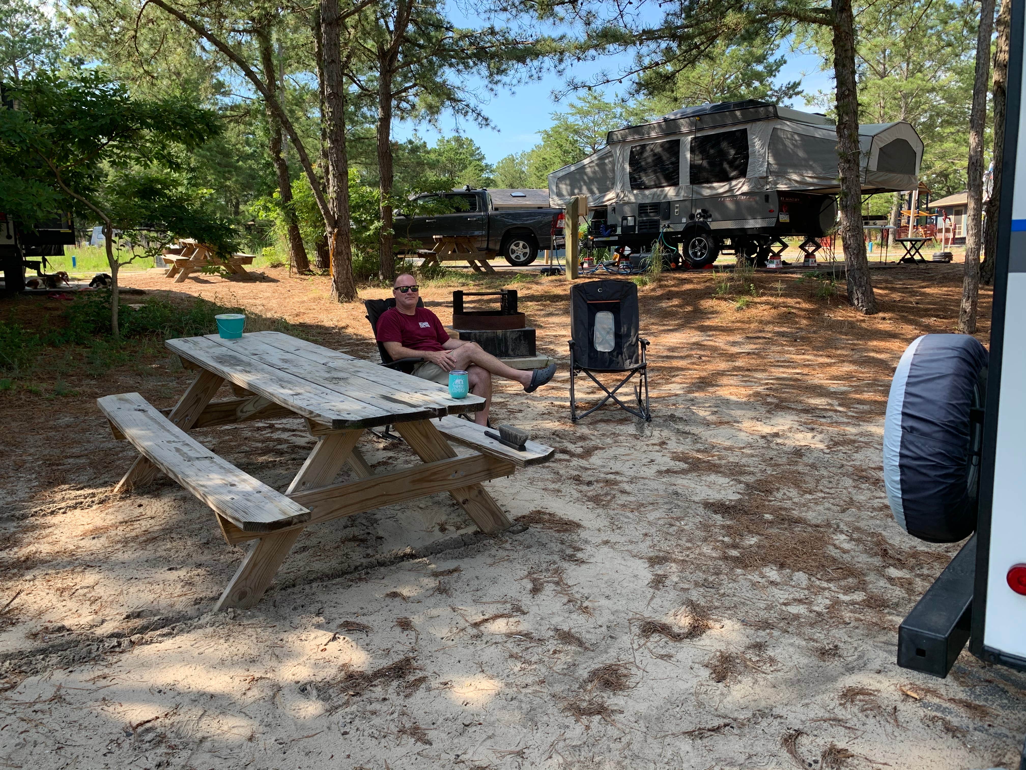 Laure D.'s photo at Cape Henlopen State Park Campground near Tabernacle, NJ