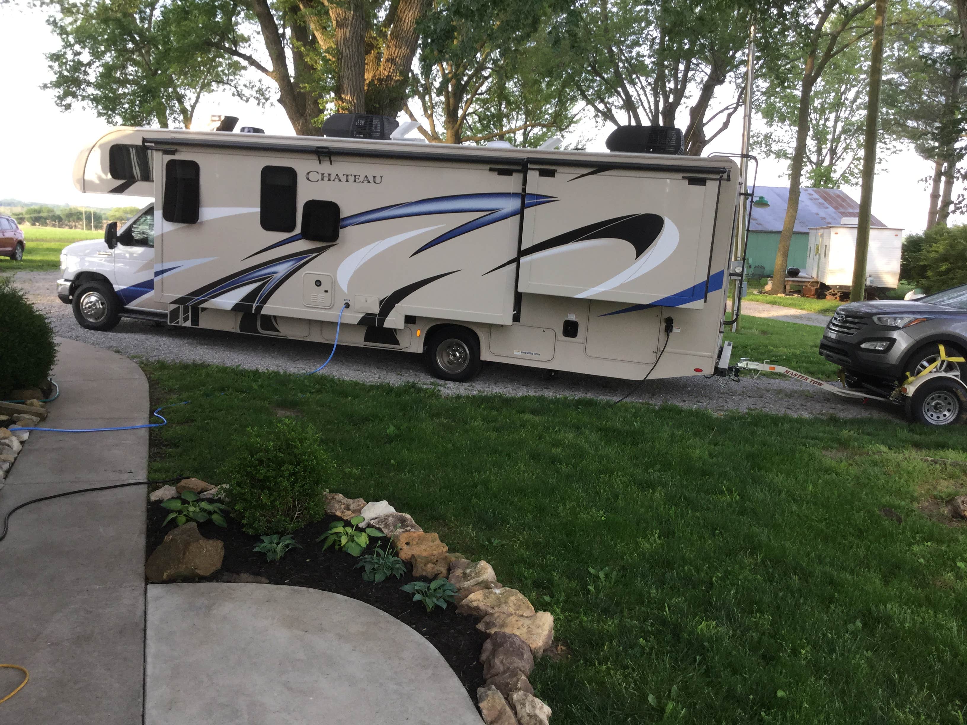 Annette D.'s photo of rv camping at Green Acres at Red Brick Farmhouse near Triplett, MO