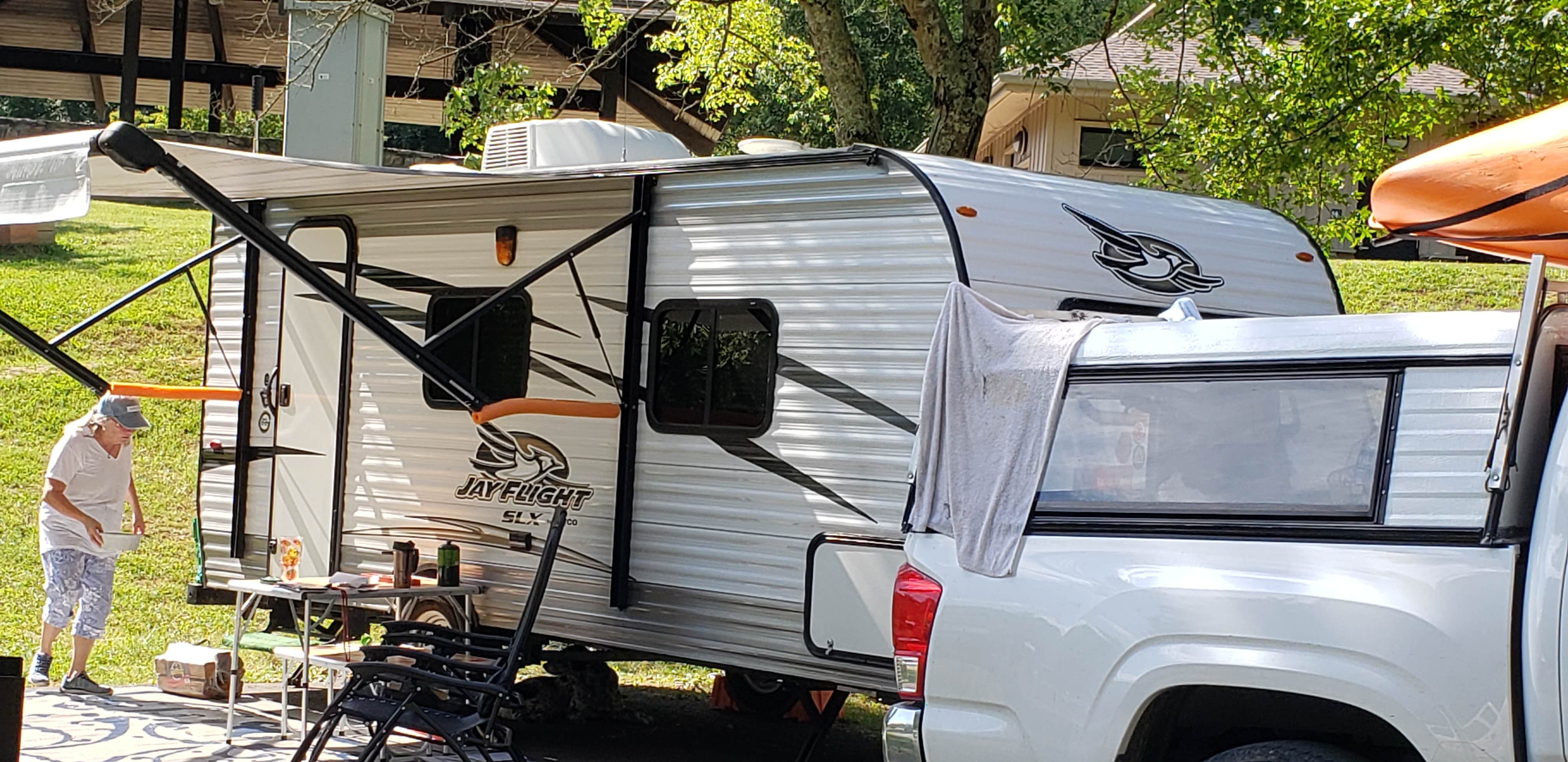 Larry M.'s photo of rv camping at Panther Creek State Park Campground near Bean Station, TN