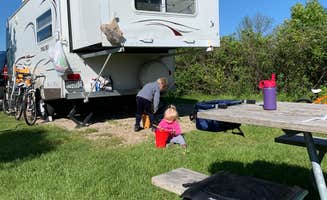 Amanda G.'s photo of rv camping at Harrington Beach State Park Campground near Mequon, WI