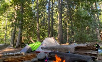 Trayia B.'s photo of tent camping at Badger Lake Campground near Wasco, OR