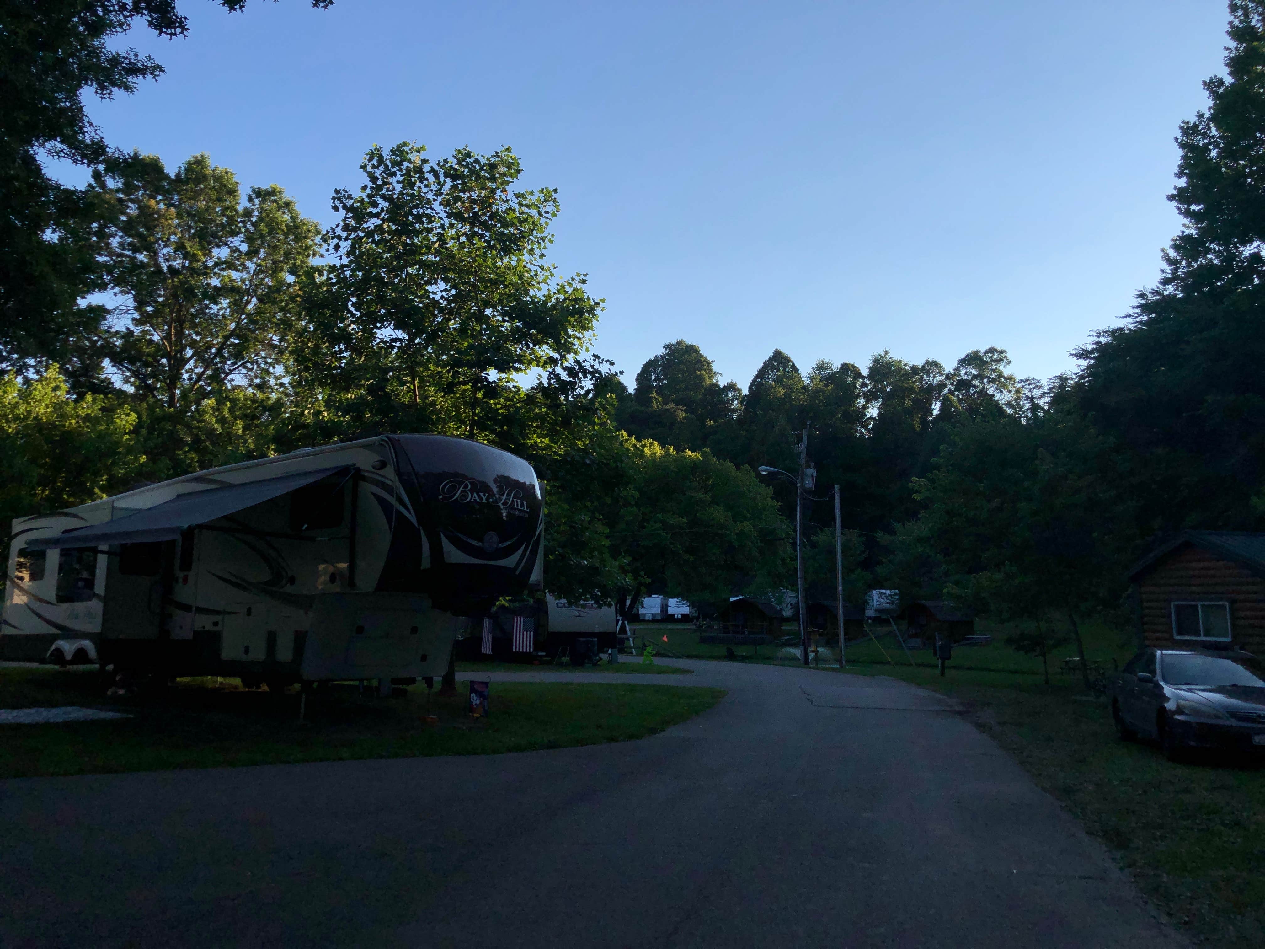 Laura H.'s photo of rv camping at Huntington / Fox Fire KOA near Point Pleasant, WV