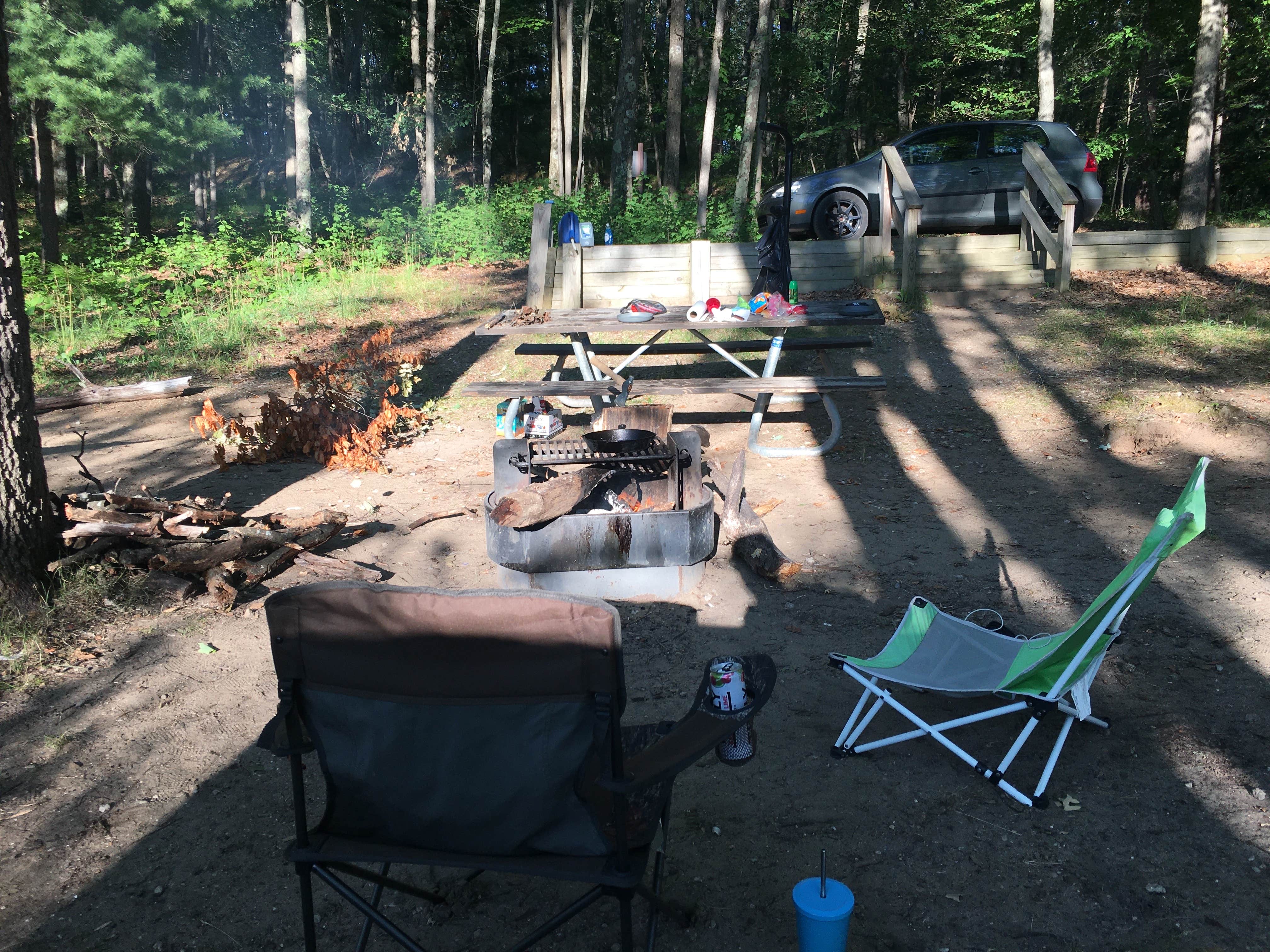 Camper-submitted photo at Highbank Lake Campground near Hesperia, MI