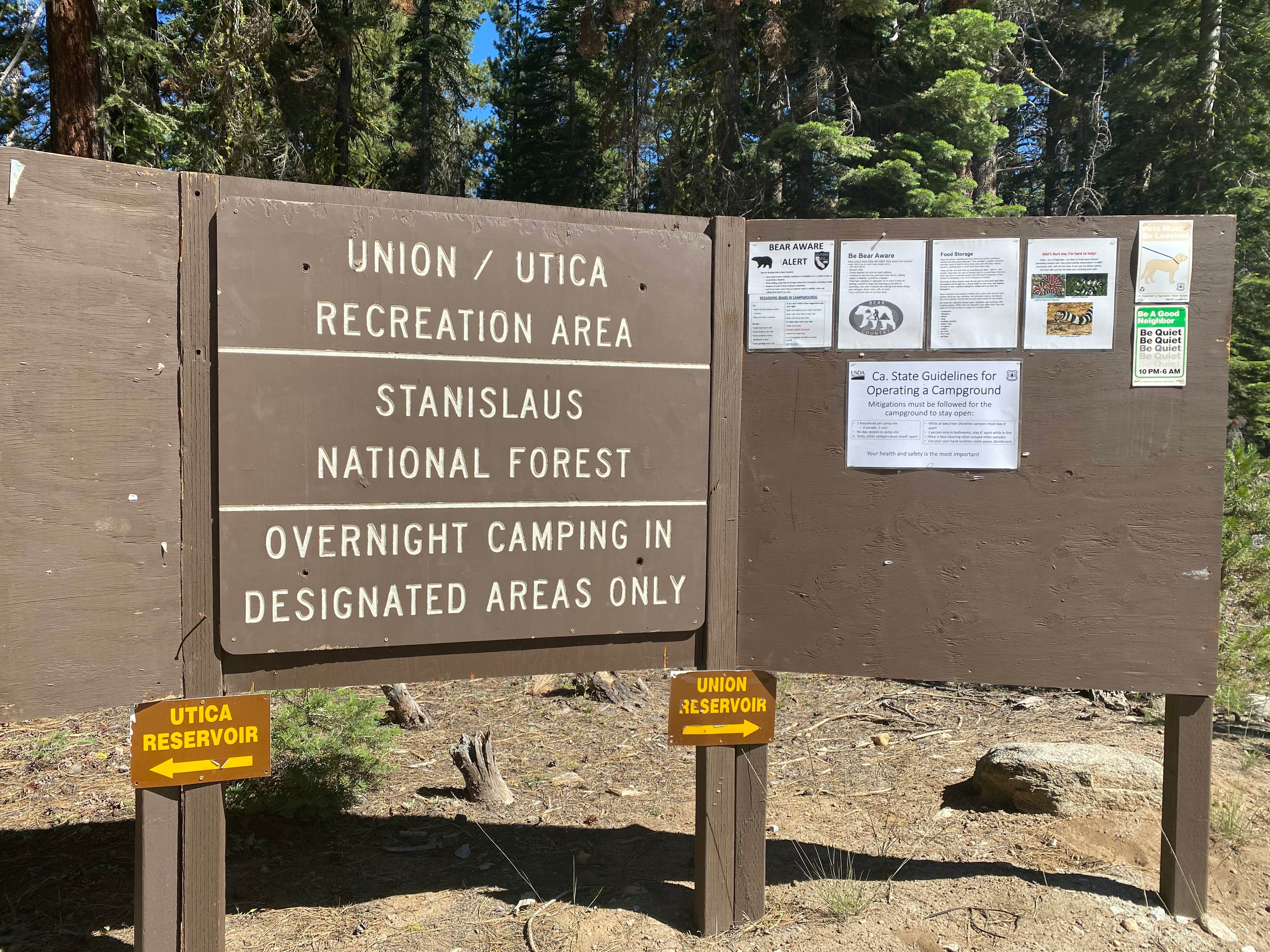 Camper-submitted photo at Utica/Union Reservoirs near Stanislaus National Forest
