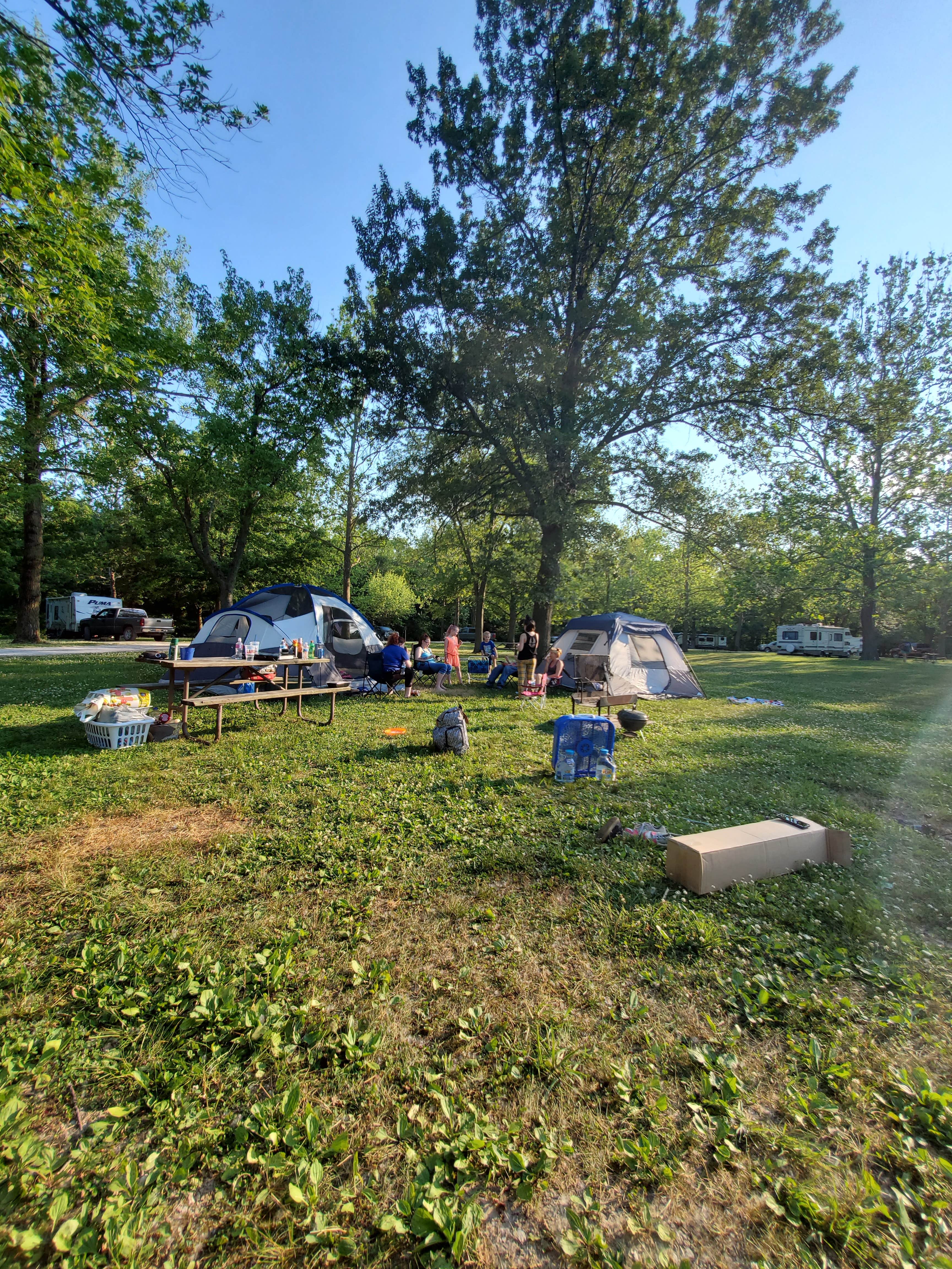 Jamie C.'s photo at Sangchris Lake State Park Campground near Jacksonville, IL