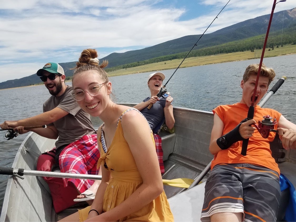 Fishin tradition at moon lake lake every year
