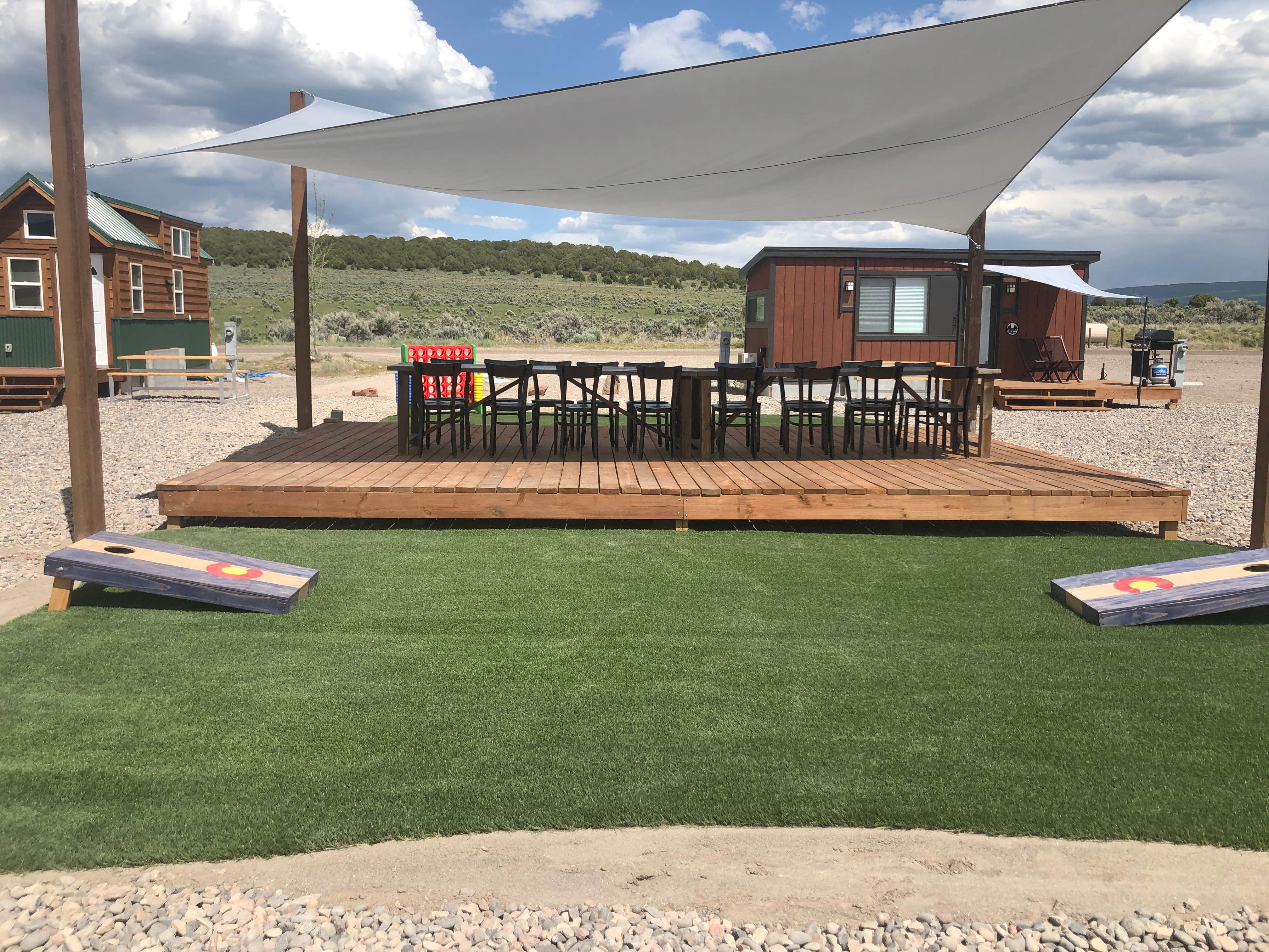 Camper submitted image from Trail and Hitch Tiny Home Hotel and RV Park - 3